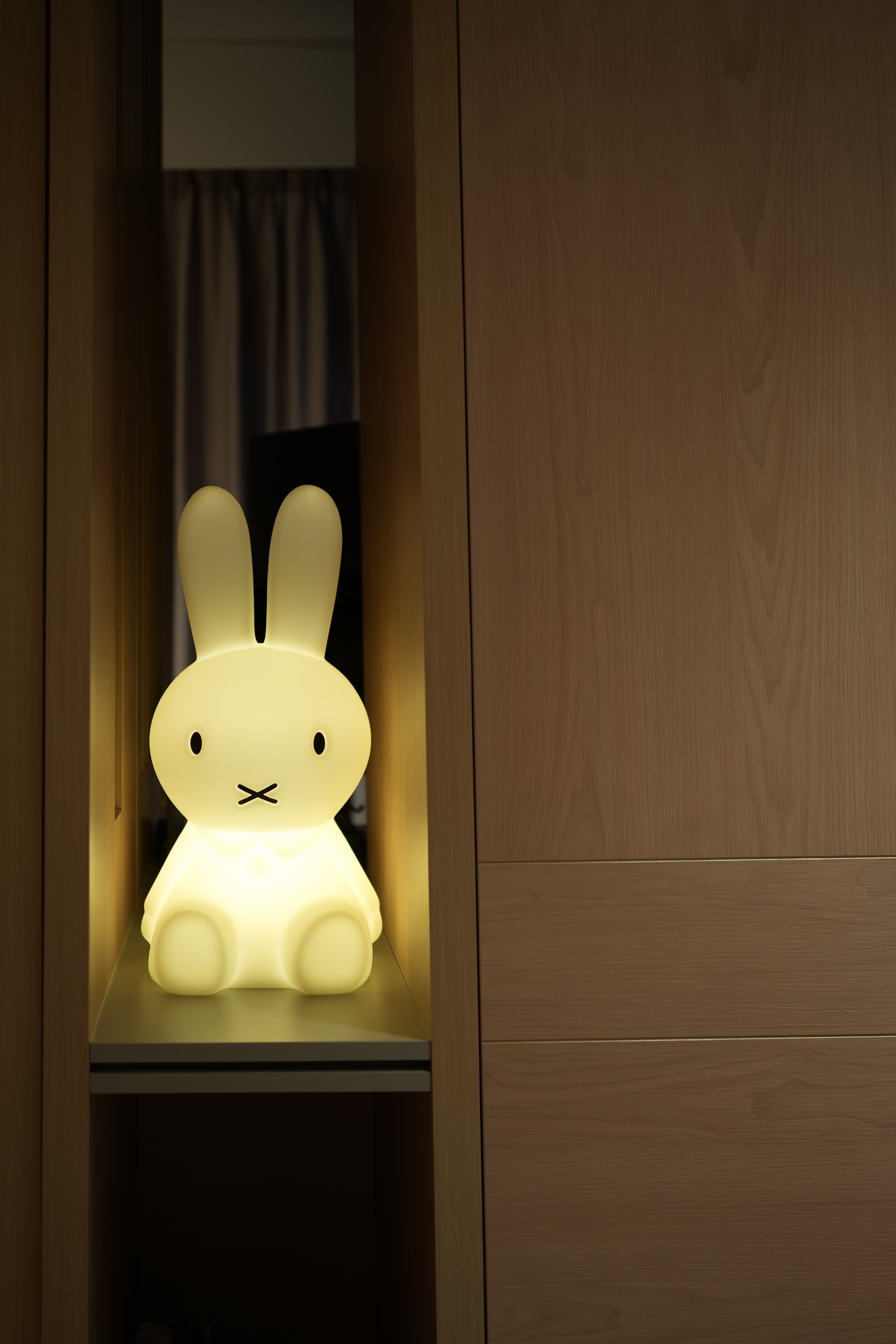 Choosing Lighting: Dimmables, Accents, Moods - Light-emitting, cute, illuminated, soft glow, fluffy, fluffy bunny, plush toy