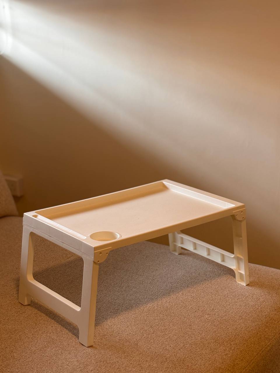 $1k vs $10 Study Room - White, minimalist, modern, simple design, low table, tabletop, small table, cozy room, soft lighting