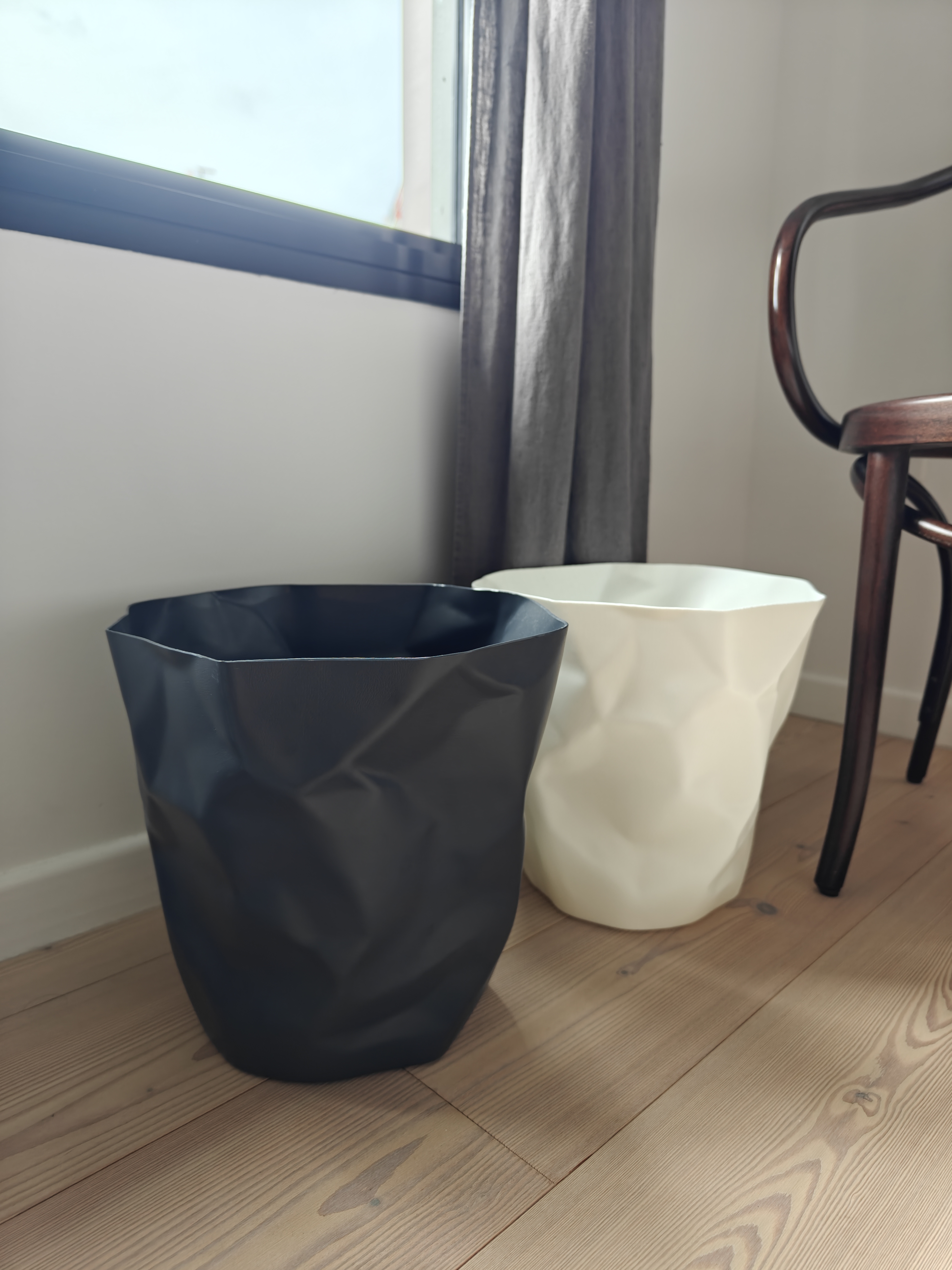 Work Where You Sleep! - modern kitchen interior, minimalist design, floating shelves, sleek furniture, wooden floor, natural