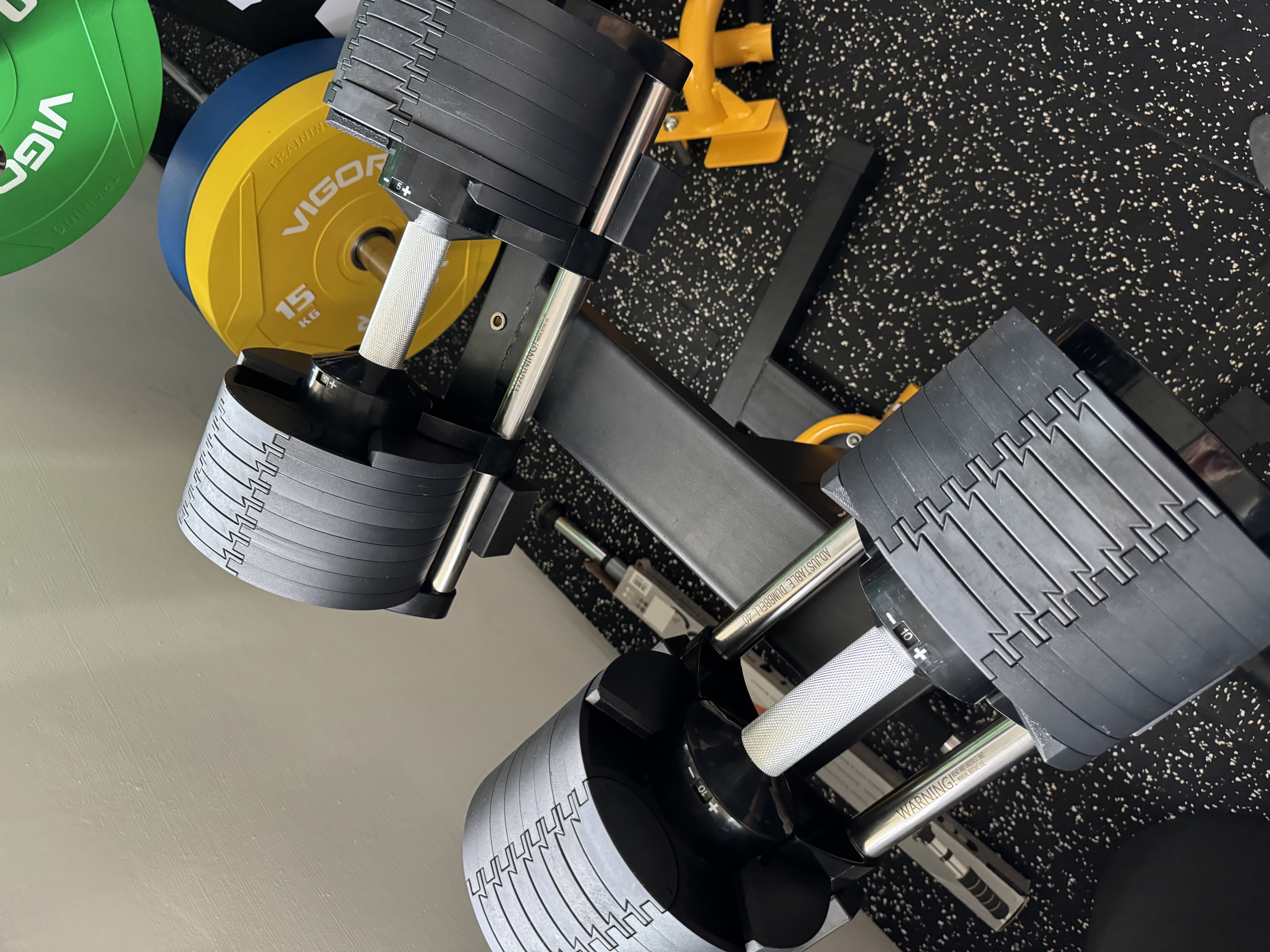 From taukwa to taupok in the GYM ROOM 🏋️ - Weightlifting machine, barbell, weight plates, dumbbell rack, exercise equipment