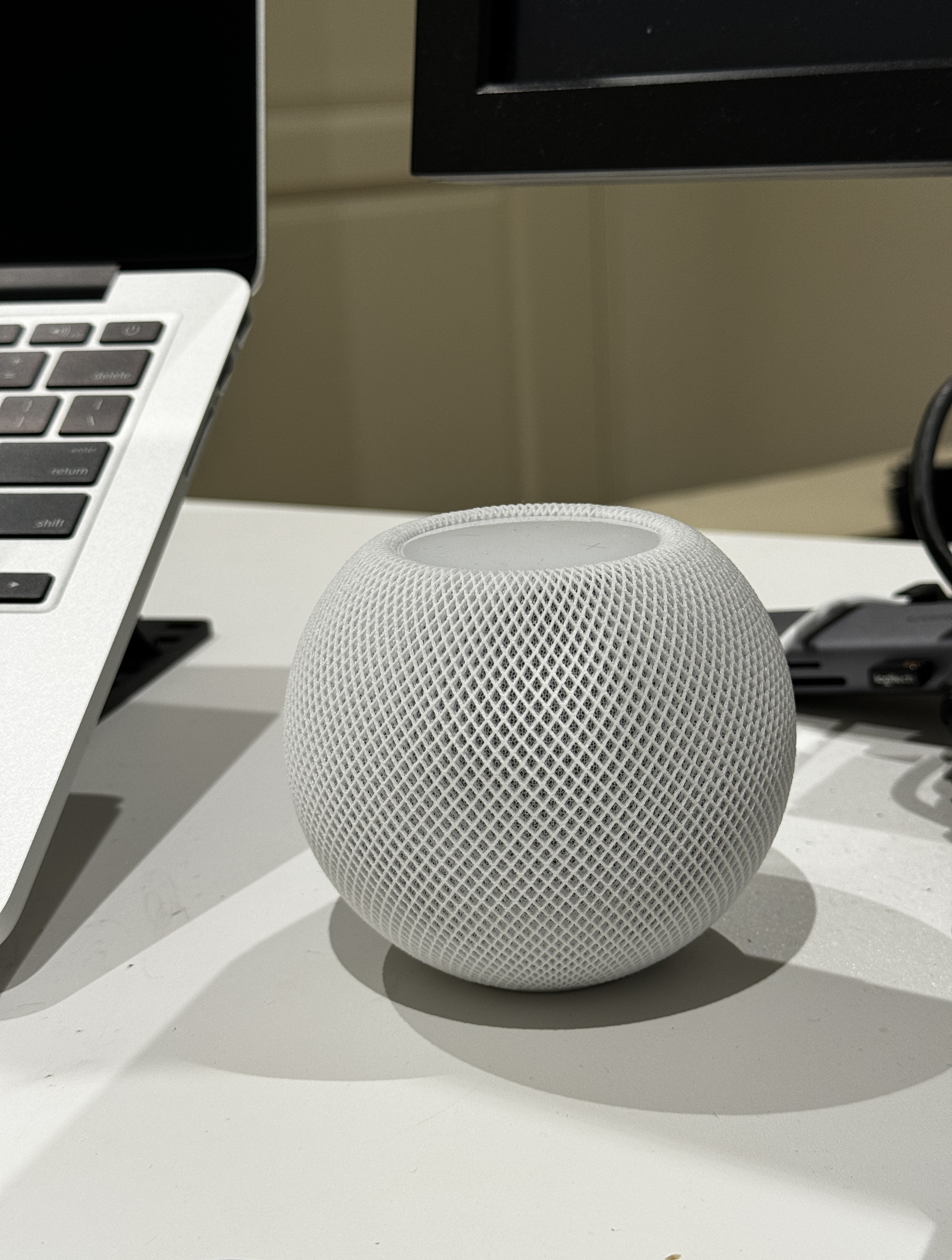 Transforming Our Guest Room into a Functional Workspace - Smart speaker, wireless device, Bluetooth connectivity, sleek