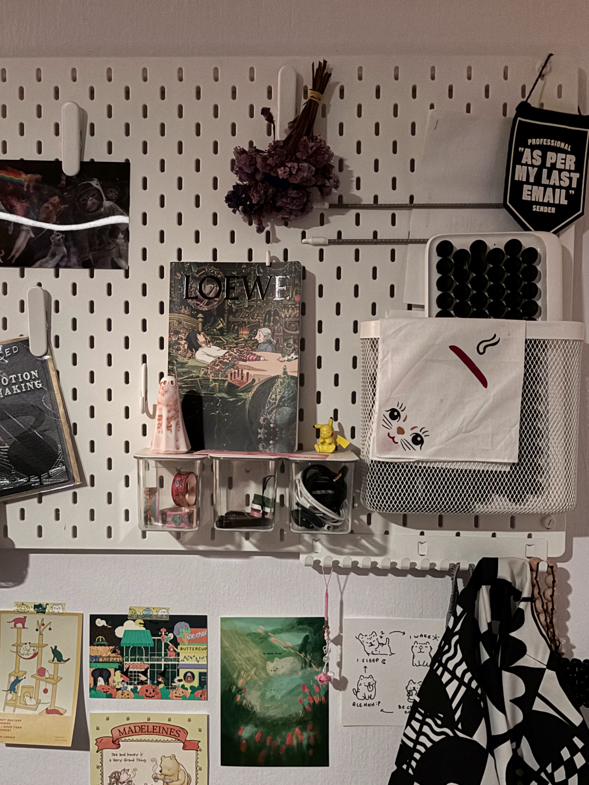 Our House is Full of Ghosts 👻 - vintage wall art, decorative pillows, black and white pattern, vintage posters, colorful