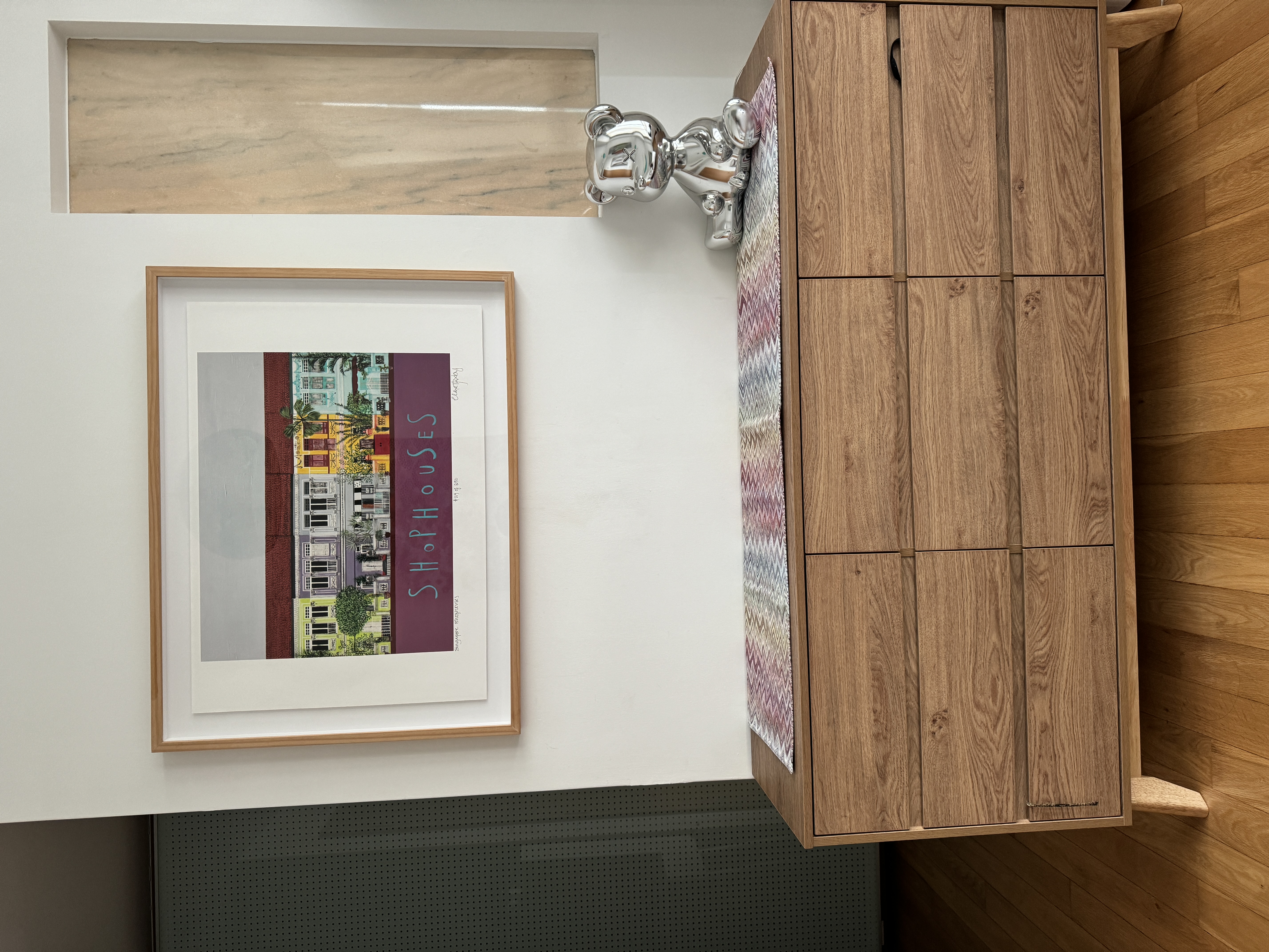 Bedroom Tour: Secondhand Gems and Maximising Space - Wooden cabinet, wooden wall panel, wooden floor, wooden shelf, wooden