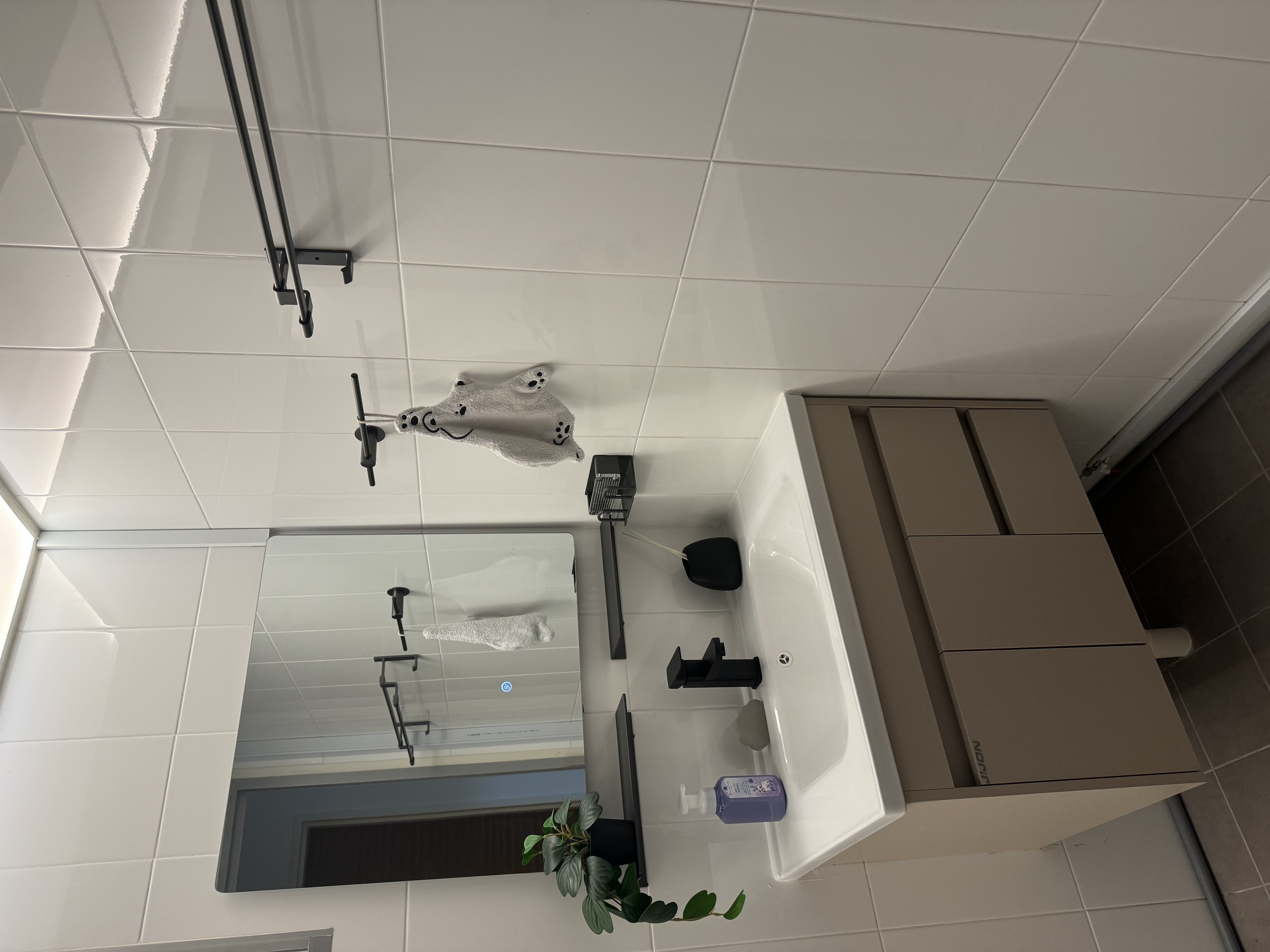 Transforming-Our-Bathrooms:-LED-Vibes-with-minimal-budget