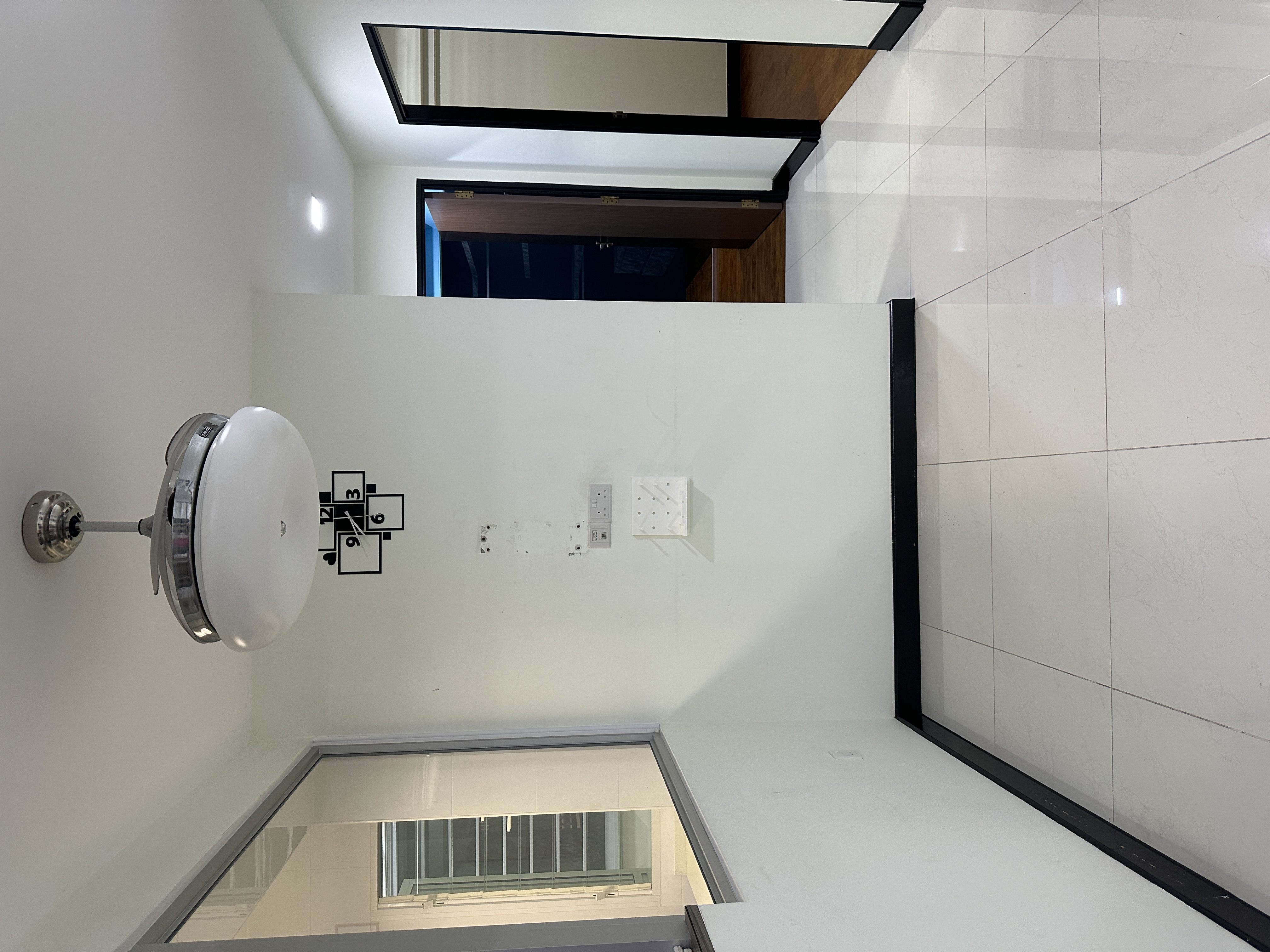 House-Hunting: our 5 year old resale flat was a love at first sight - modern minimalist bathroom, sleek fixtures, white tiled