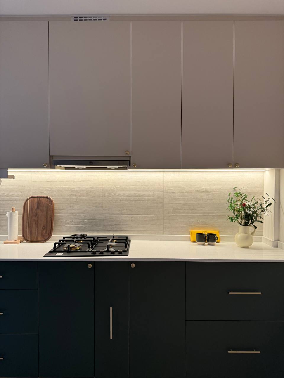 Building our Danesthy with a 1960s apartment! - modern kitchen cabinetry, sleek design, contemporary style, minimalist decor