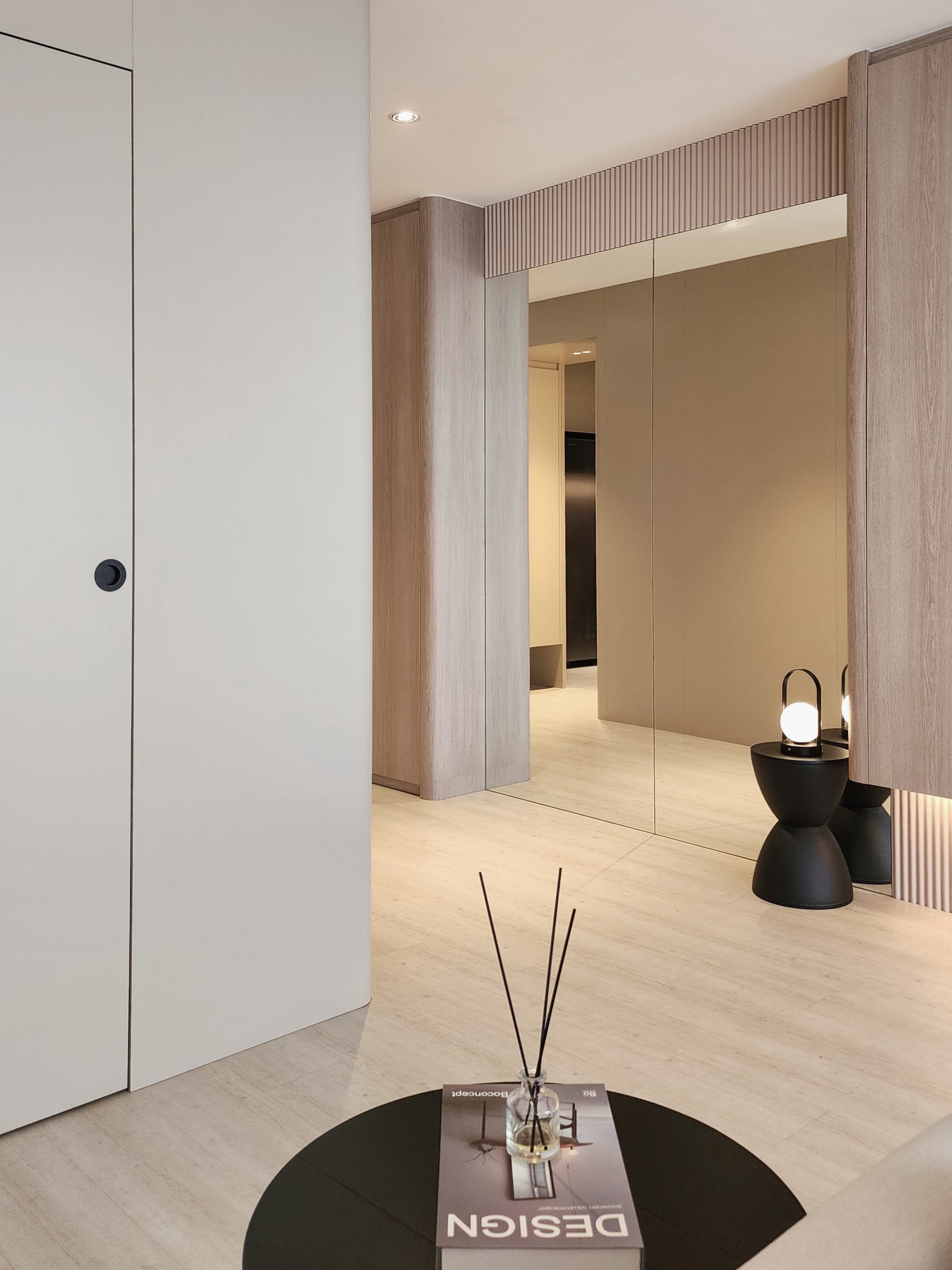 Functional or Aesthetics? Our $100K Modern Minimalist 4Room HDB! - Minimalist hallway, modern furniture, sleek cabinets