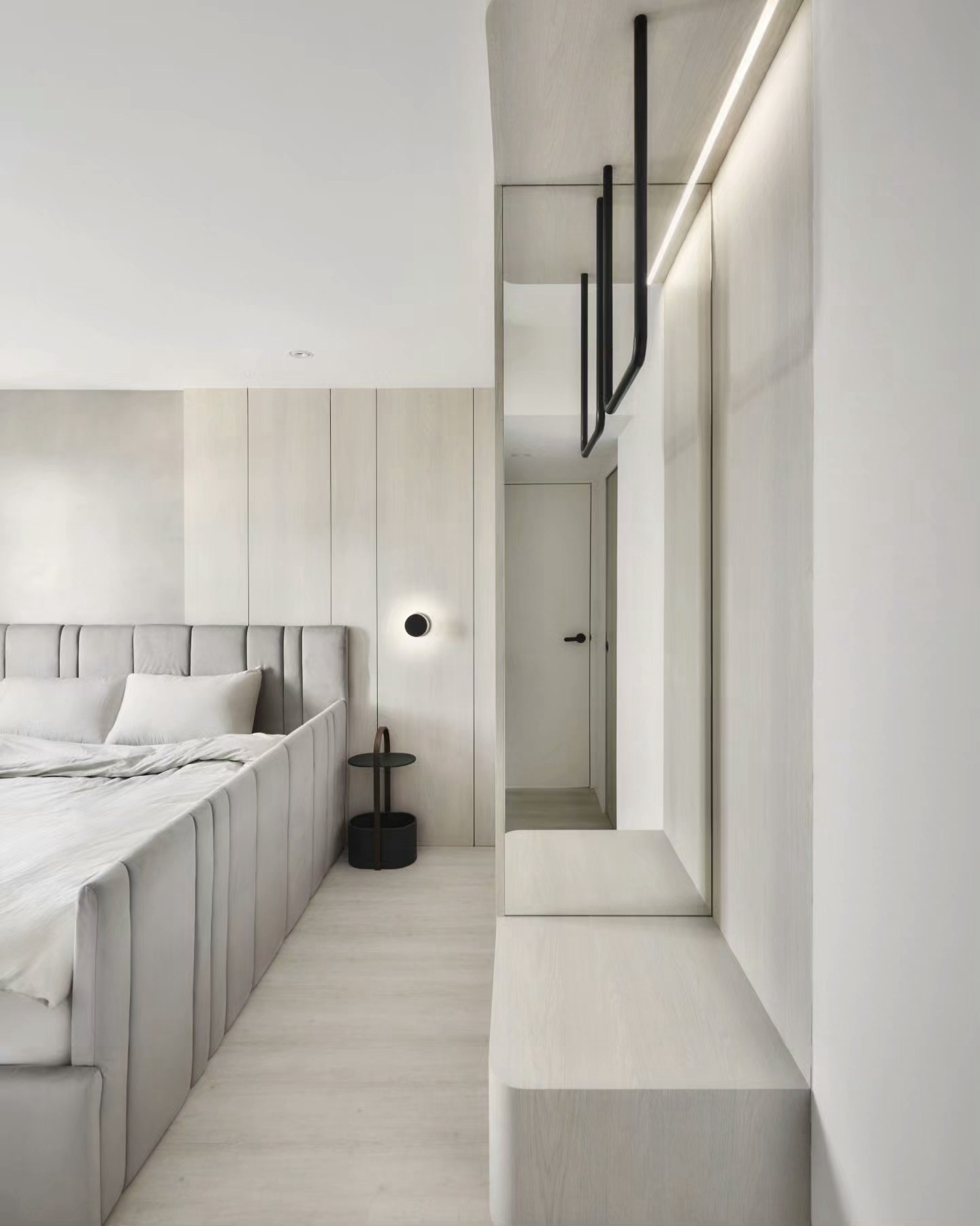 Functional or Aesthetics? Our $100K Modern Minimalist 4Room HDB! - Modern minimalist bedroom, sleek furniture, neutral color