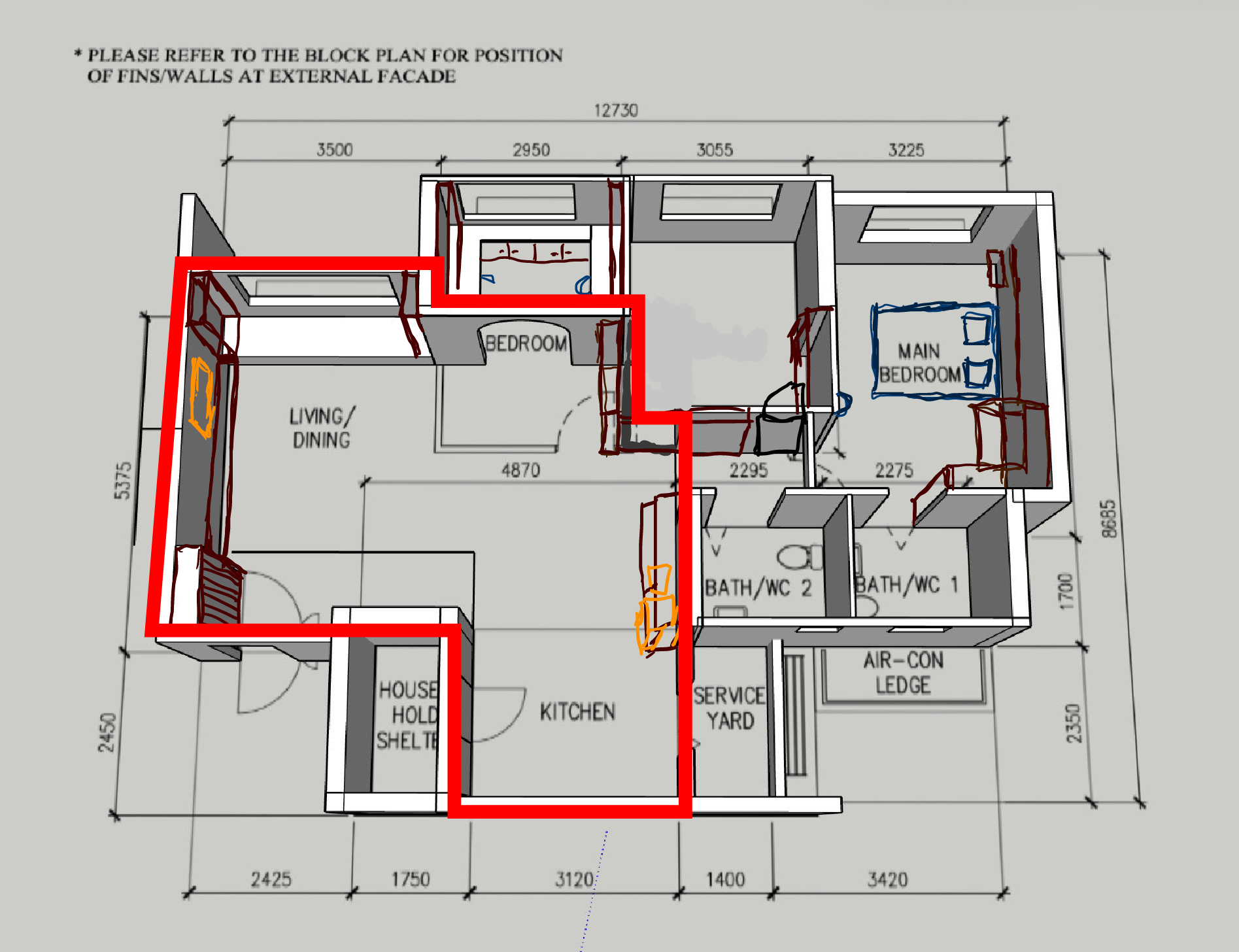 Envisioning your space - Renders vs Reality - Living/Dining, Kitchen, Bathroom, WC, Bedroom, Air-Con, Shed, House Hold