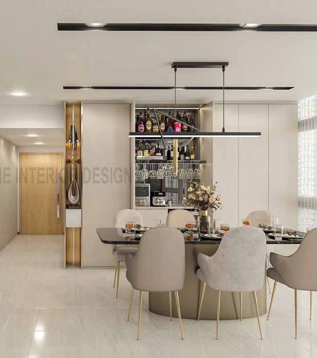 From Renders to Reality: Visualisation is Key! - Modern dining room, sleek kitchen, minimalist design, contemporary kitchen
