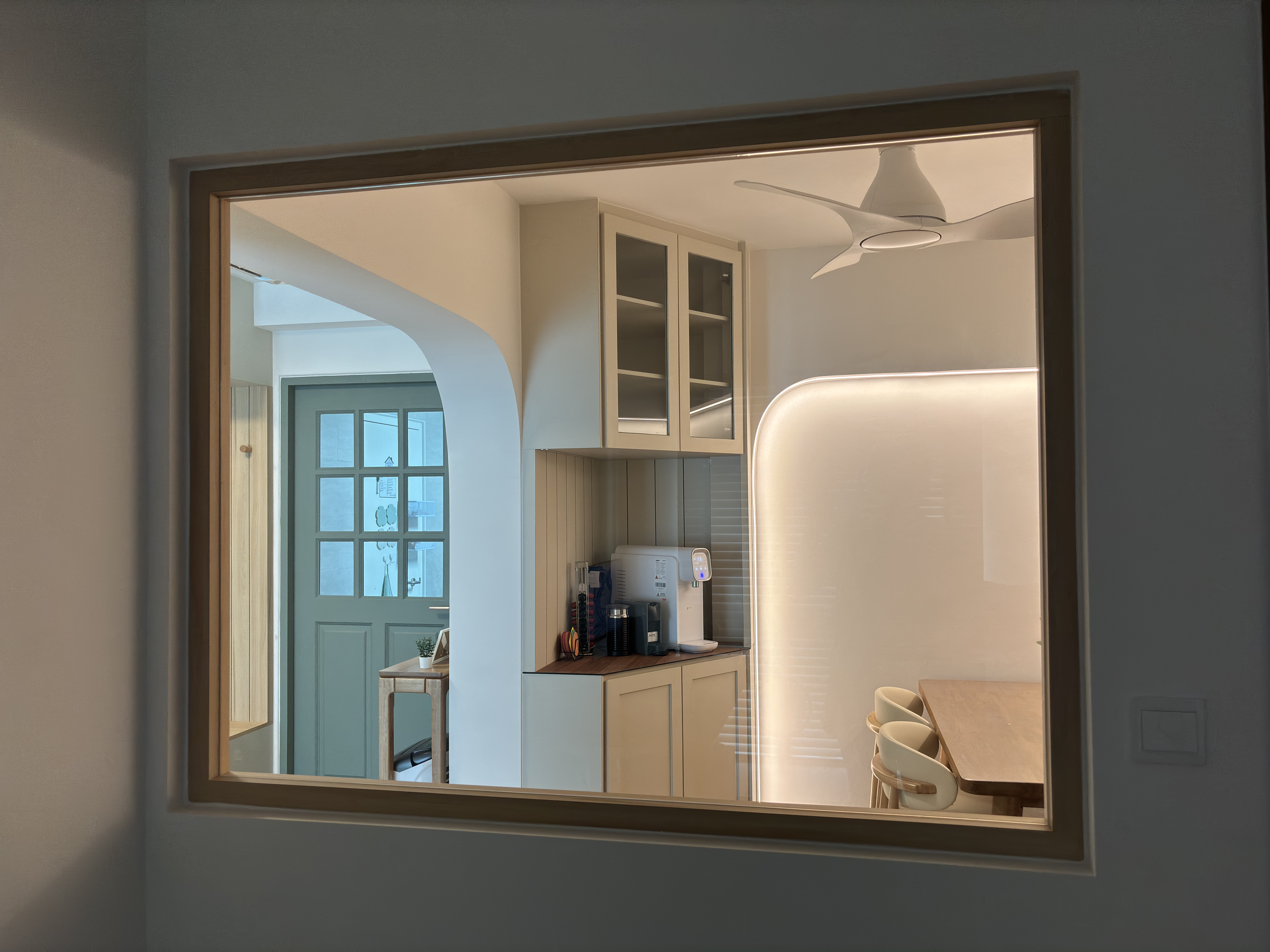 Bright, Airy & Relaxing 4-room Coastal Farmhouse at $40k - Modern kitchen interior, minimalist design, sleek cabinets