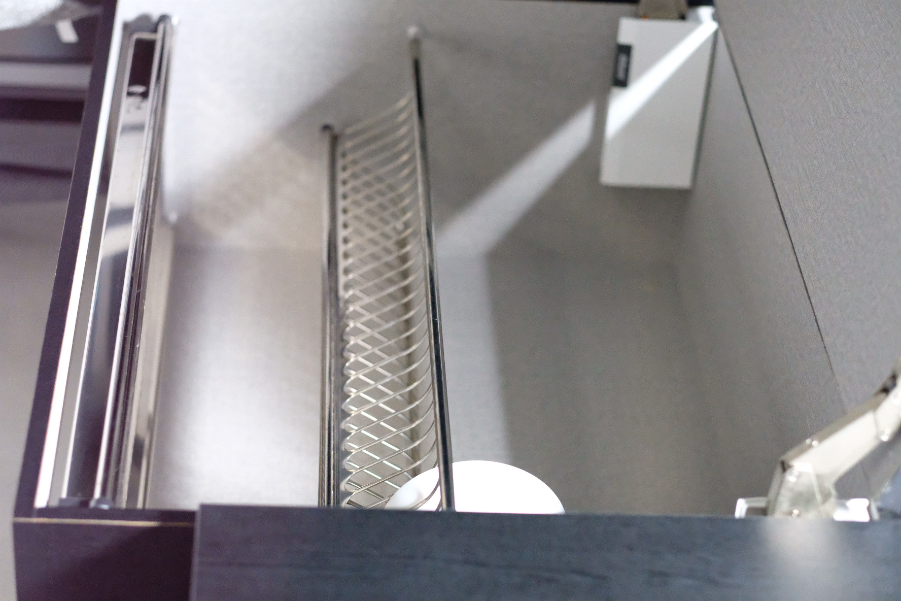 House Tour: Dark Modern Minimalist under 35k Renovation - Silver metallic kitchen utensil, sleek design, reflective surface