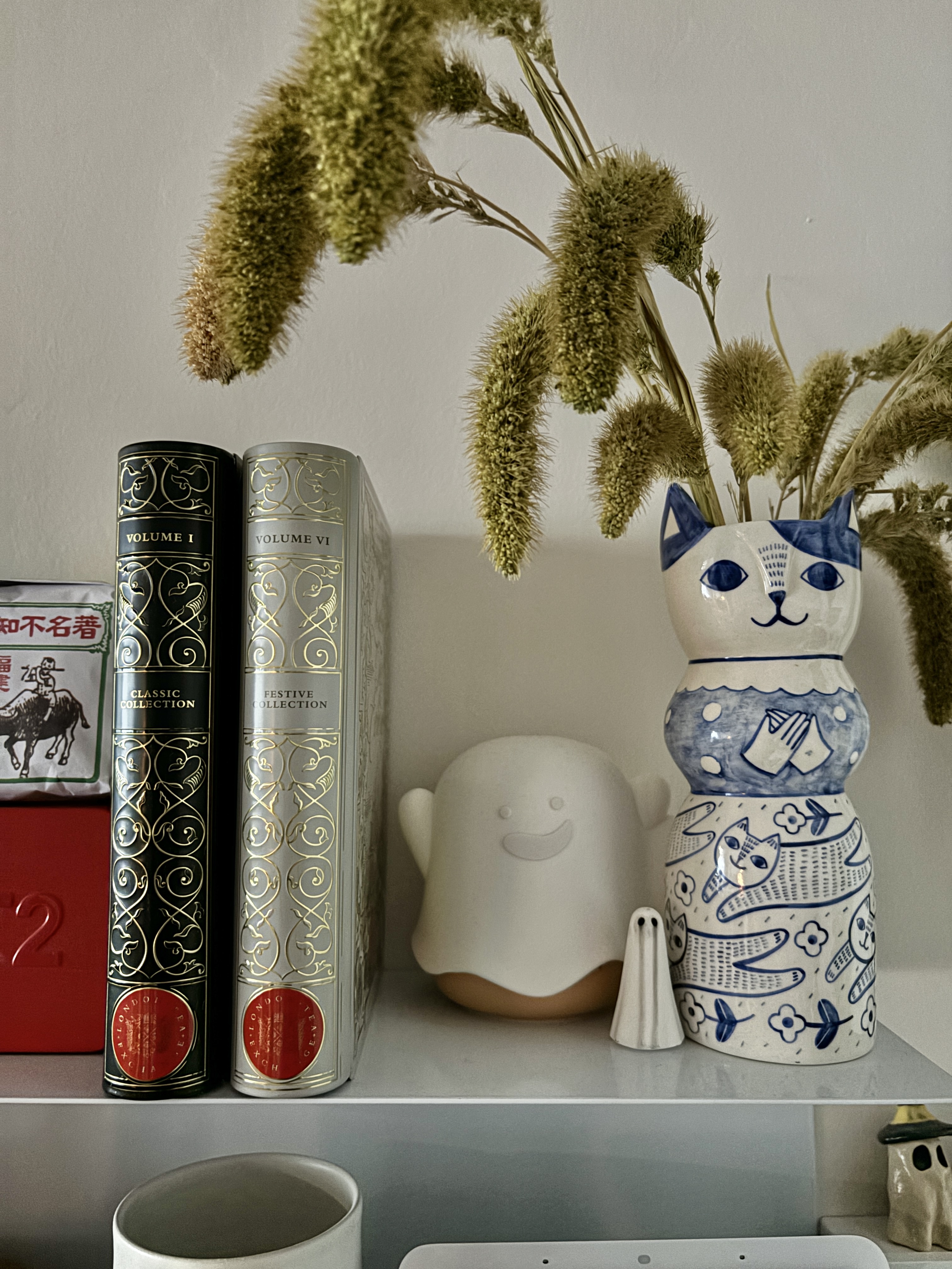 Leveling Up Our Coffee Corner  - Volume I, Volume II, Classic Collection, Festive Collection, Red and gold, elegant design