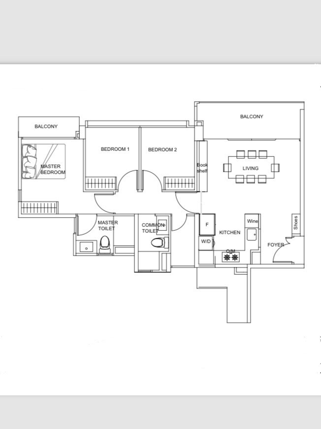 A-home-gallery-and-library-in-dark-wood-and-grey-tones