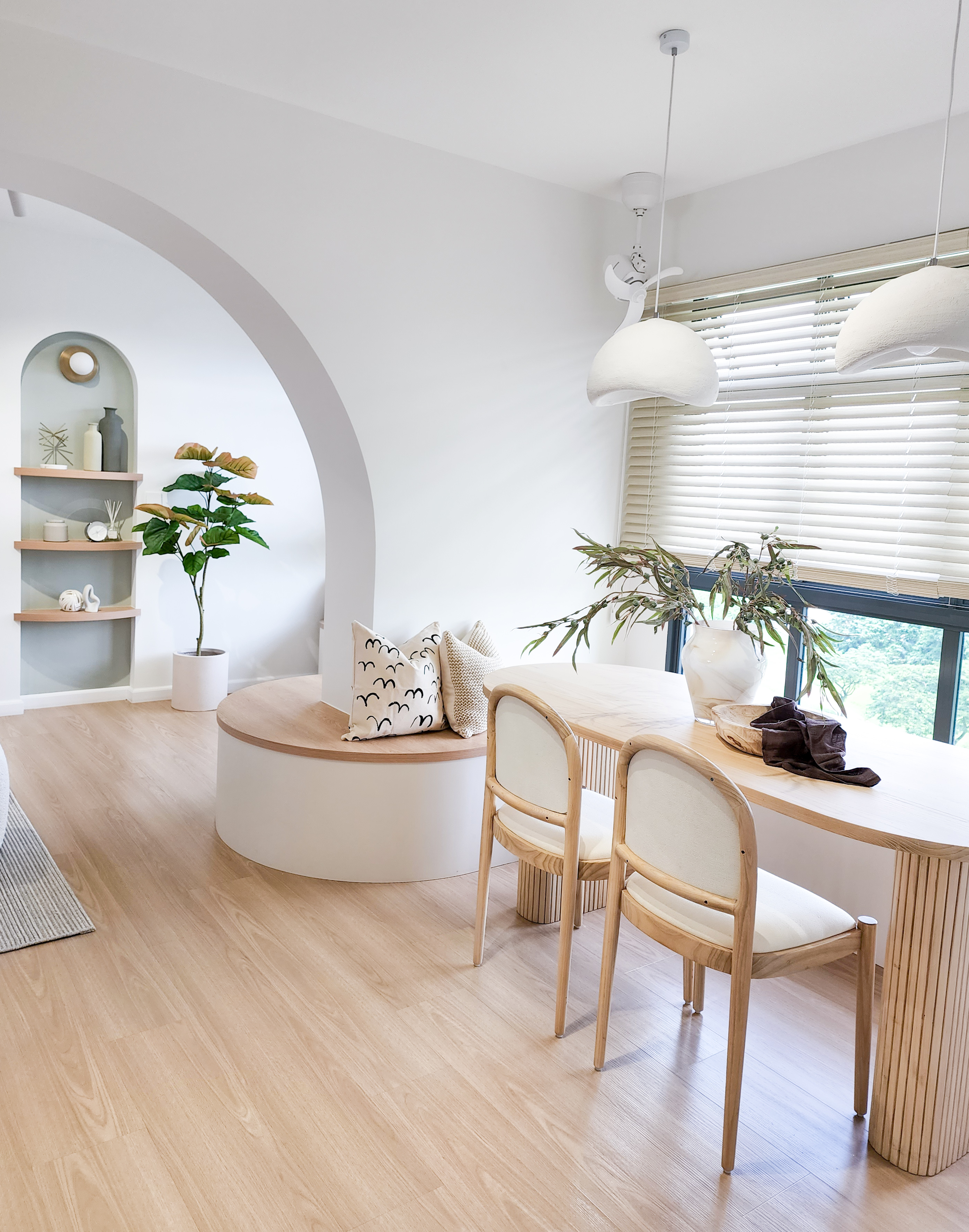 Journey of Discovery: Finding our Dream Home - Minimalist living room with modern furniture, soft natural light, light wooden