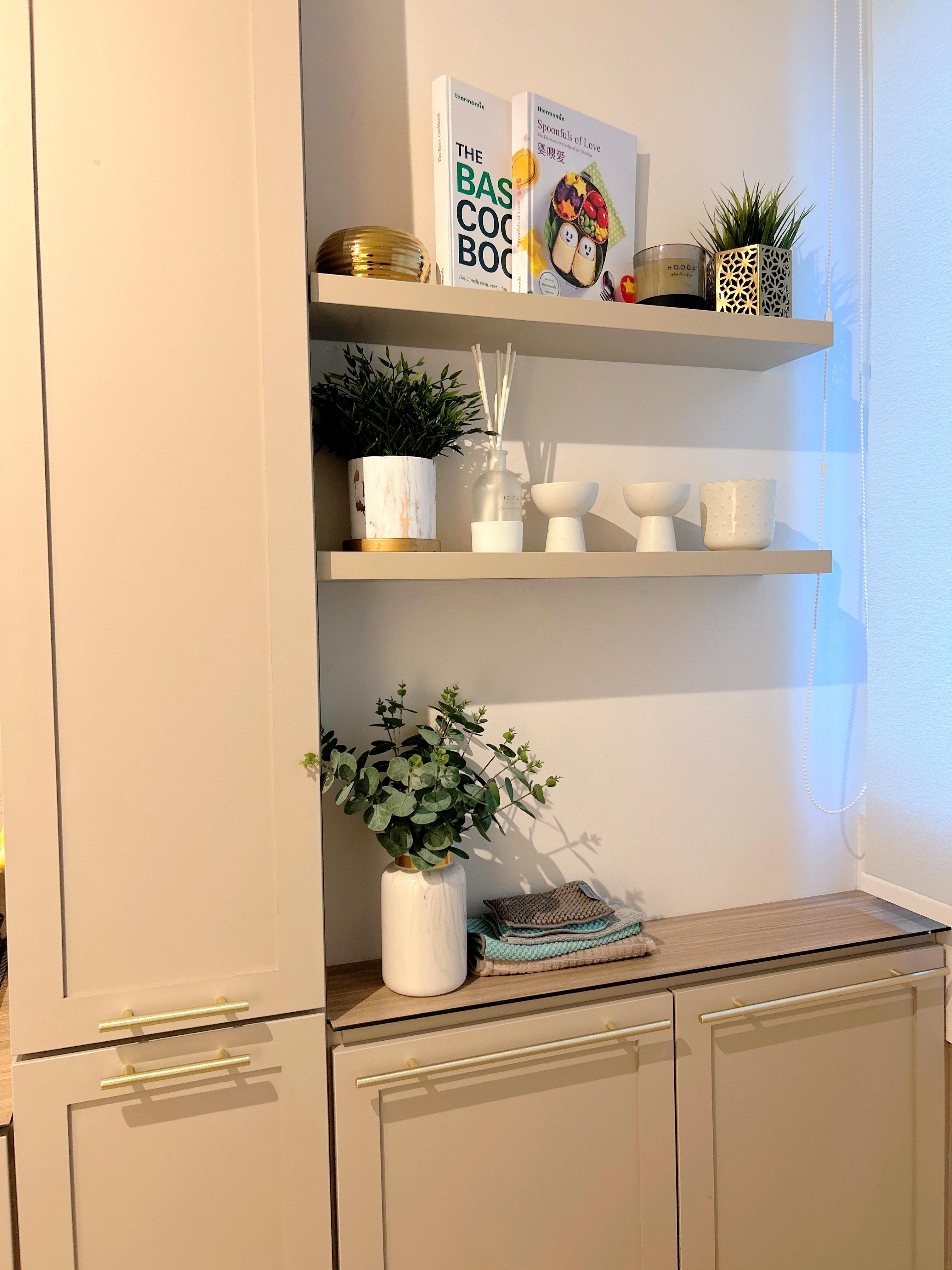 An Open-Concept Galley Kitchen: Where Style Meets Function - White kitchen cabinets, minimalist design, modern decor, light