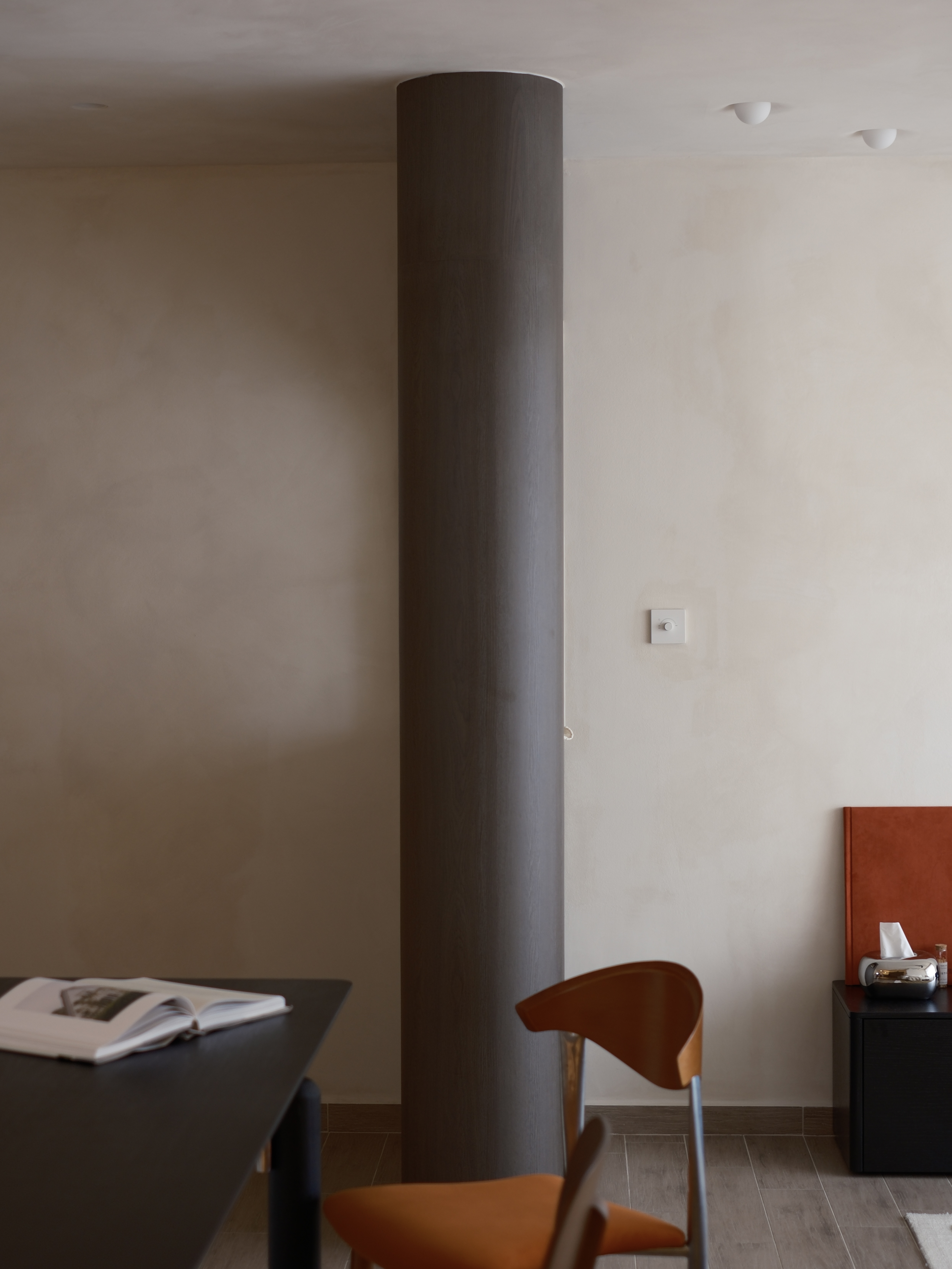 Embracing Minimalism in our Airy Dining Nook  - modern minimalist interior, sleek furniture, contemporary design, neutral