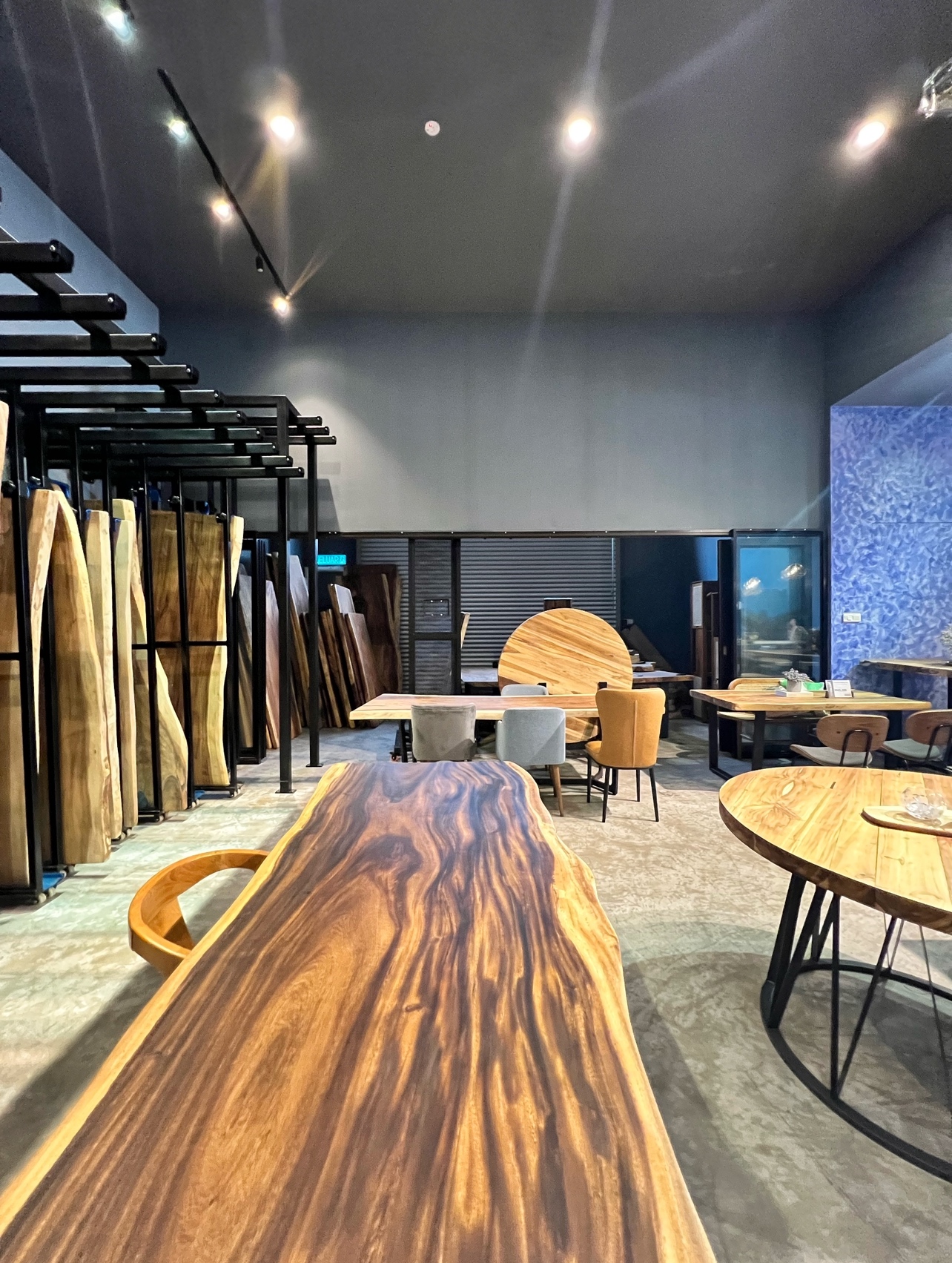The Social Hub: Creating a space about connection and conversation - Wooden table, wooden chairs, wooden flooring, wooden