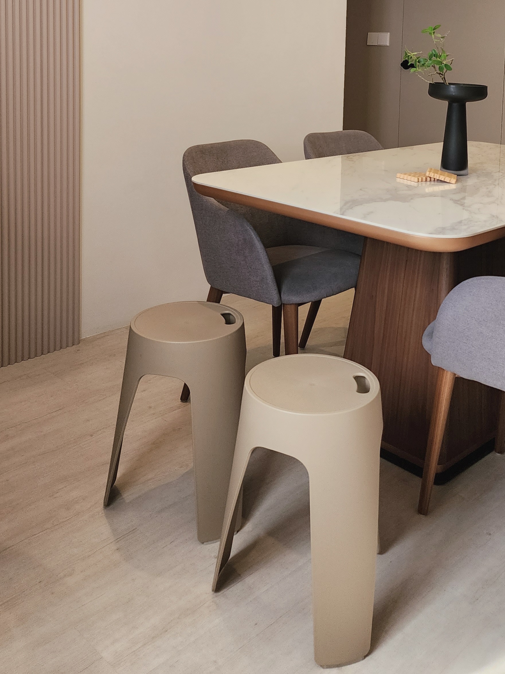 Our Dining Area: Simple, Fuss-Free, Perfect For This Season In Life  - modern dining room, minimalist furniture, contemporary