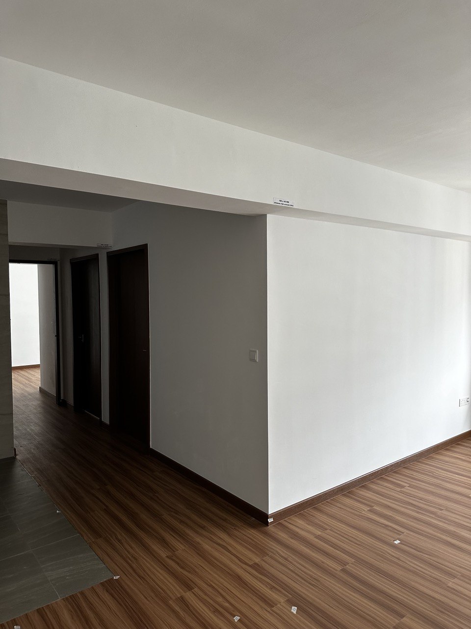 Hack it! Making room for dining in our 4 RM BTO - Modern minimalist interior, clean white walls, wooden flooring, sleek