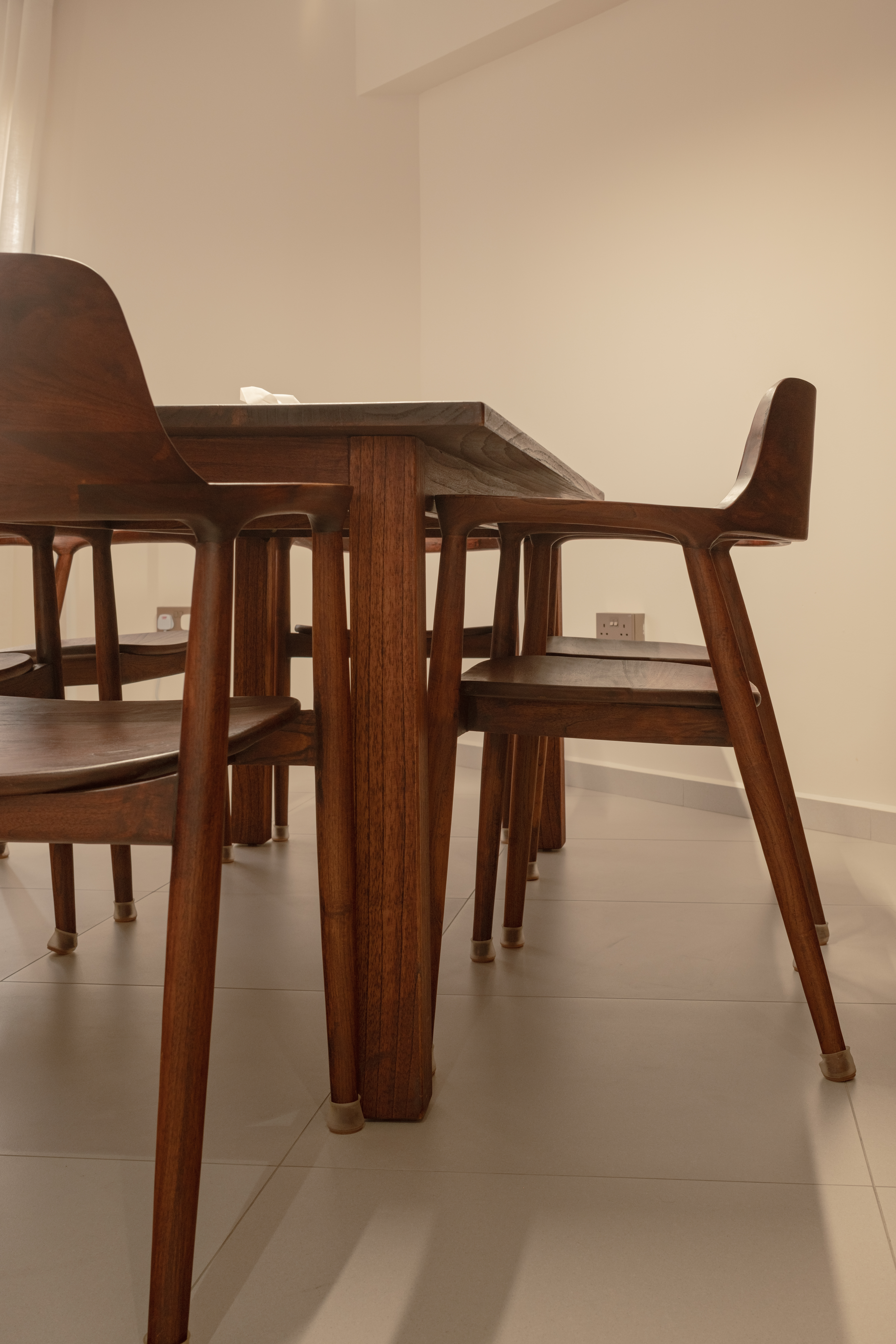 A Place to Gather: Our Dining Room Story - Wooden dining table, minimalist design, modern furniture, wooden chairs, sleek