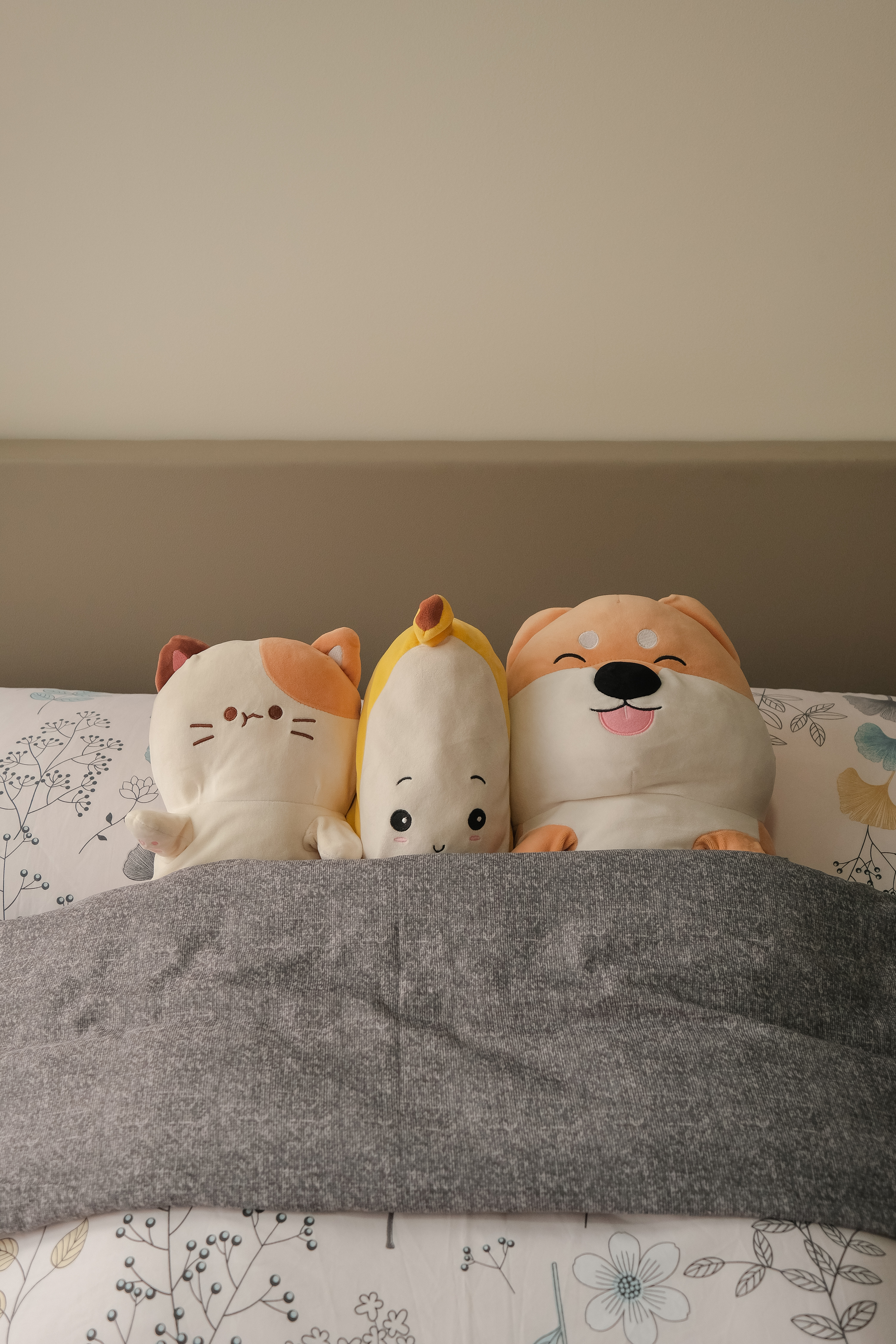 Embrace the simplicity and functionality of the bedroom!  - Soft, plush, cuddly, cartoonish, adorable, cute, playful