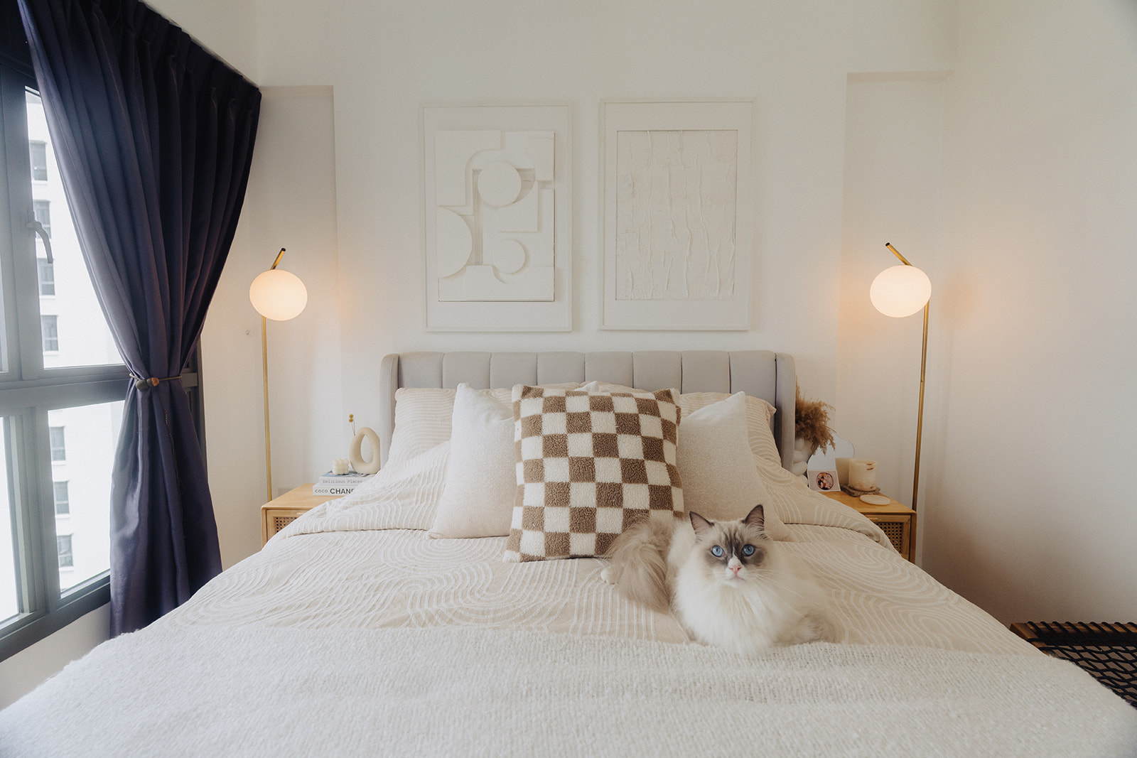 Our Bedroom: How We Changed It At Different Phases In Our Lives - Modern minimalist bedroom, cozy atmosphere, soft lighting