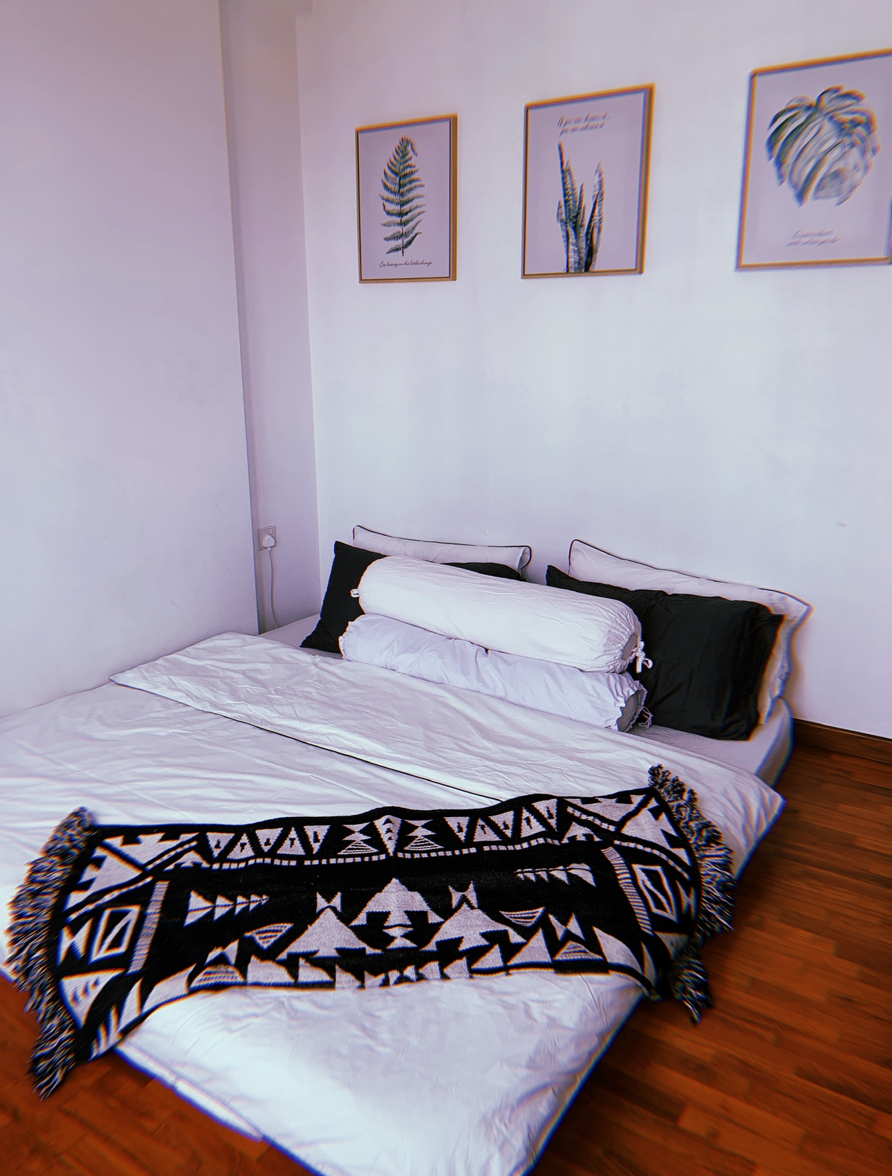 Our Bedroom: How We Changed It At Different Phases In Our Lives - White bedroom with modern decor, minimalist design, cozy