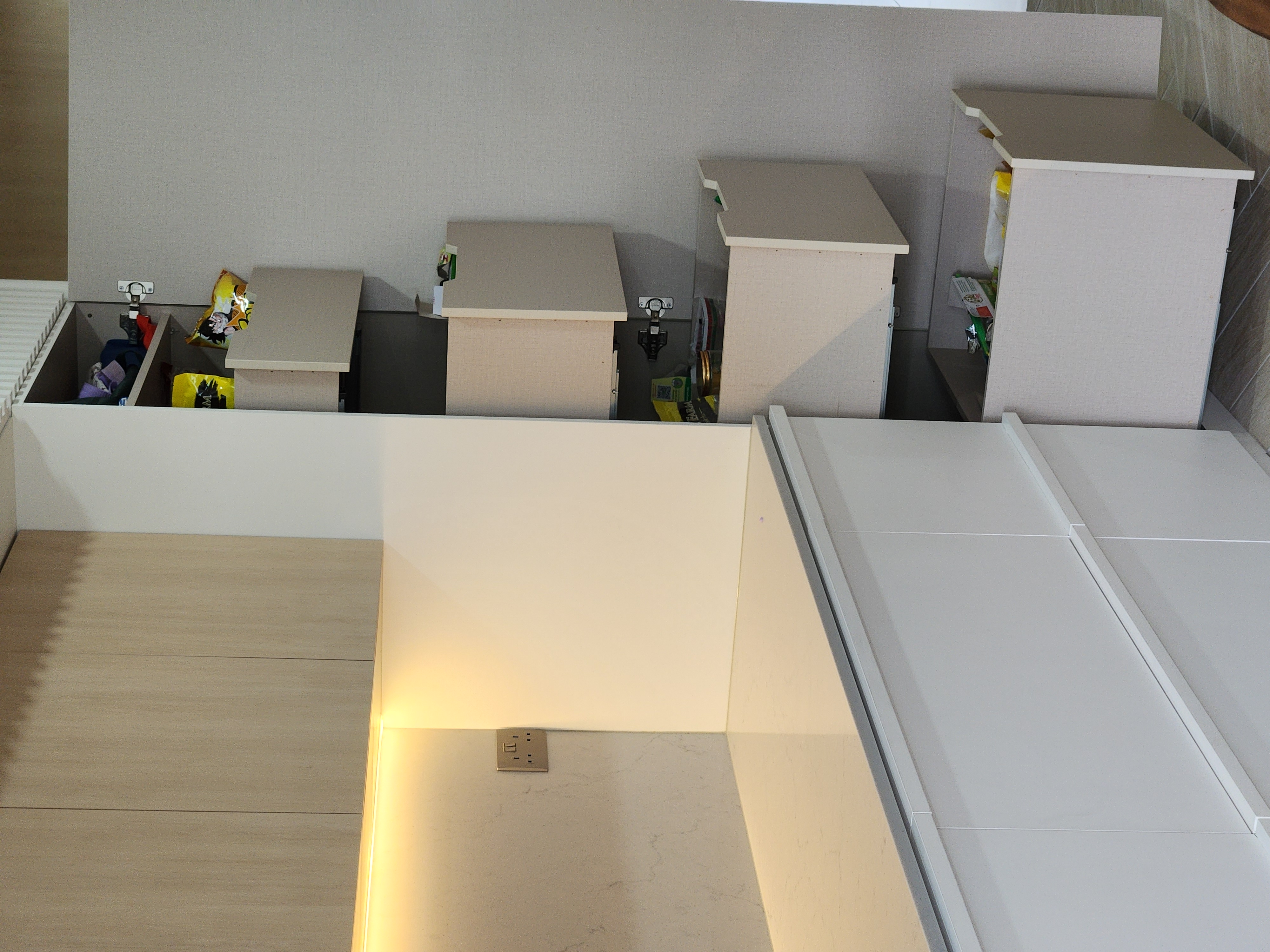 Spent 4k to Reconnect? - Workspace, cubicles, storage, organization, desk drawers, shelves, cabinets, minimalist design