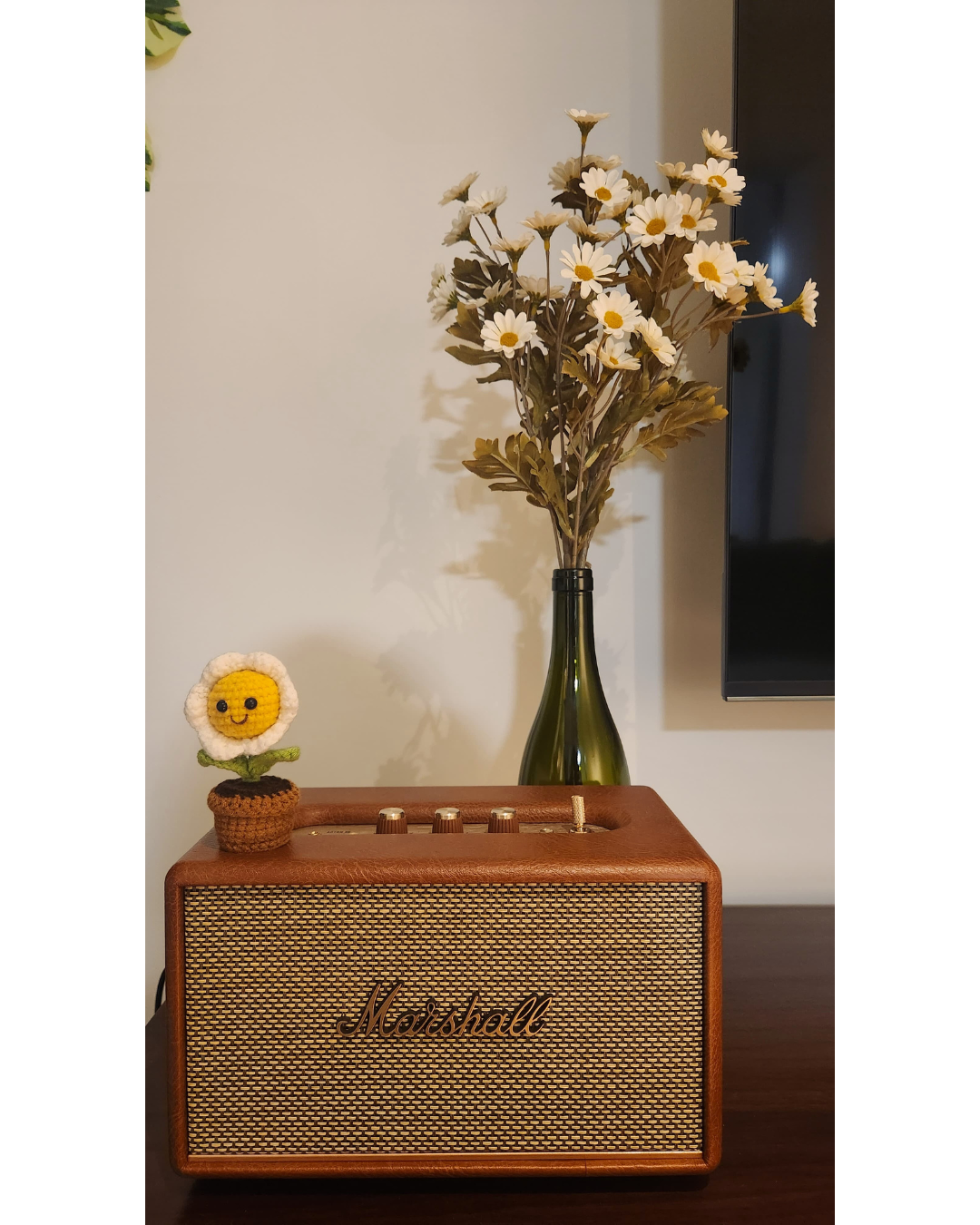 Cozy Up for Movie Nights: The Charm of Full-Height Glass Doors - vintage marshall amplifier, vintage marshall speaker, brown