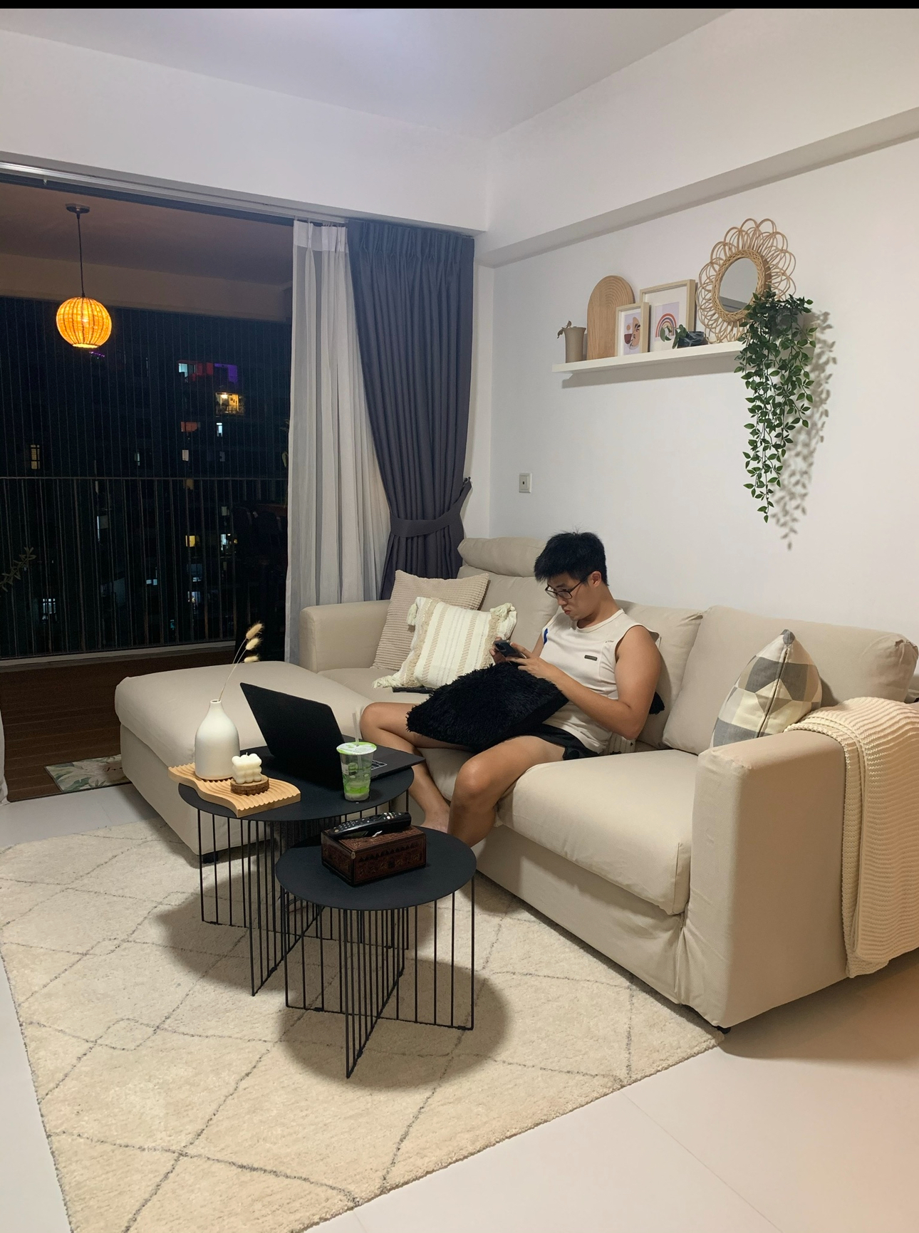 Bright And Airy Living Room: With Zero Reno Or Built-In, Only Styling! - Modern living room, cozy atmosphere, well-lit room