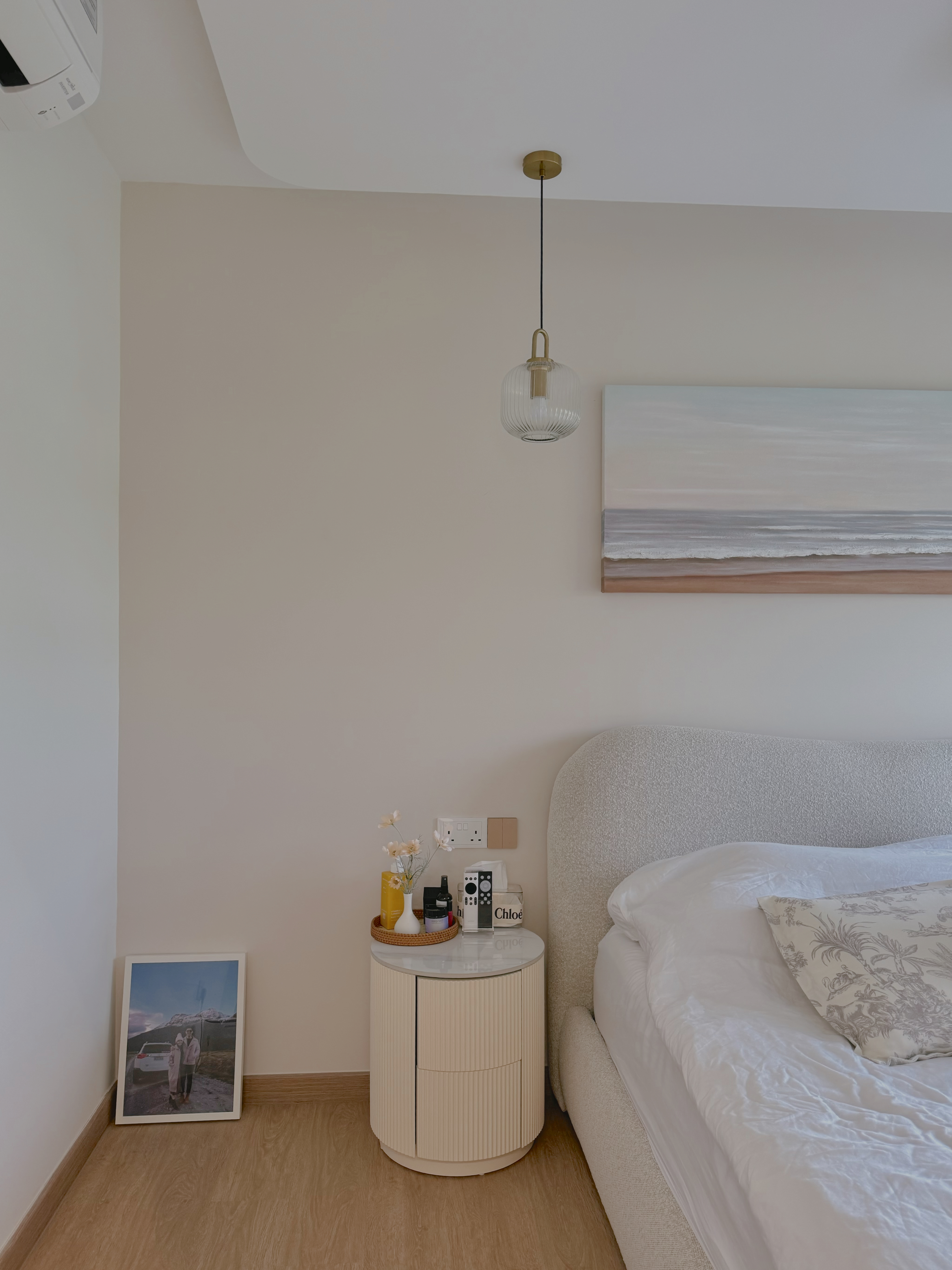 Retreat to our Sanctuary -Combining our Bedroom + Vanity Room together - Modern minimalist bedroom, neutral color palette