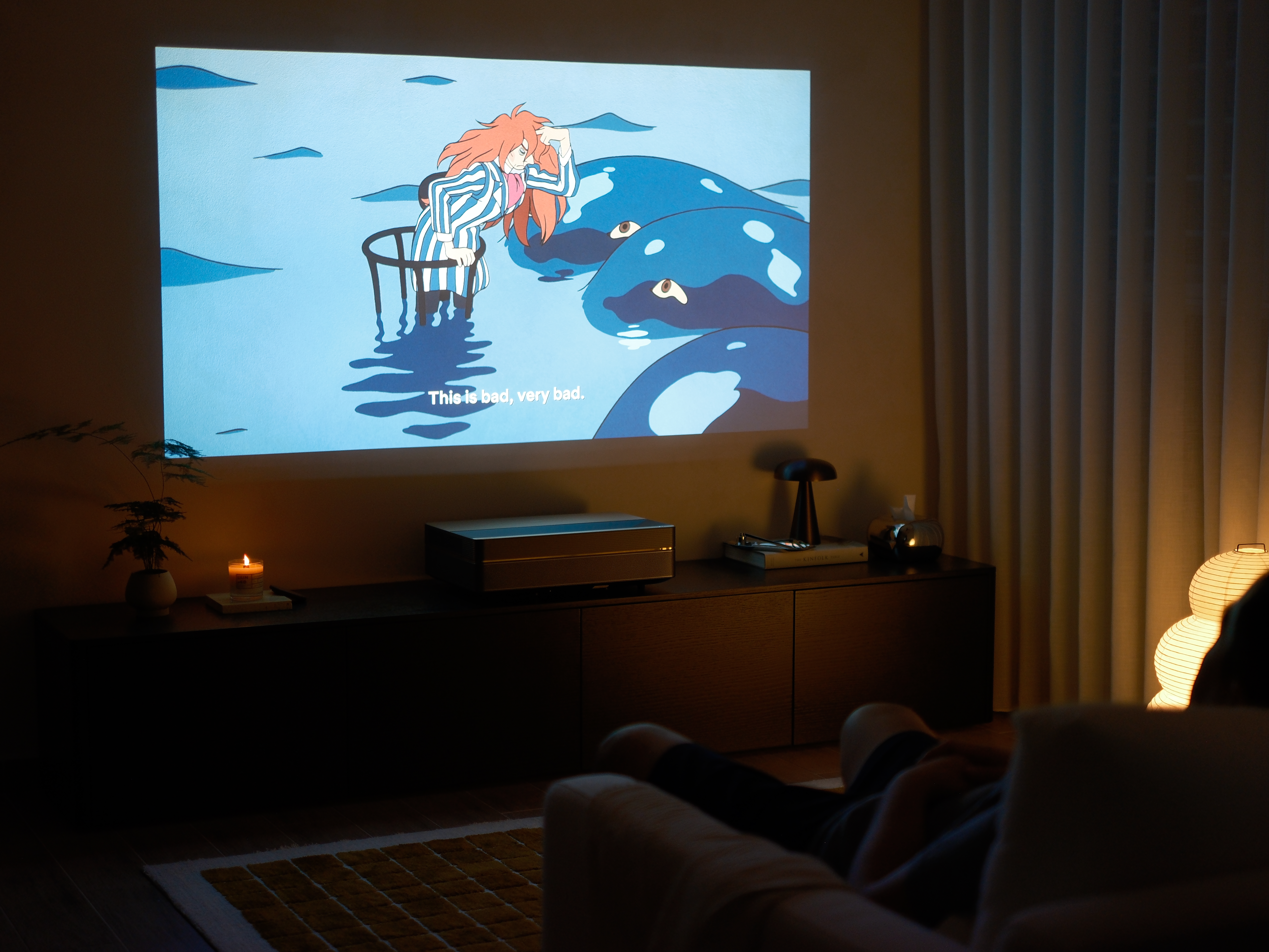 Cozy Living Room Ambiance with Textures and Lighting - No Built Ins! - dimly lit room, cozy ambiance, animated movie