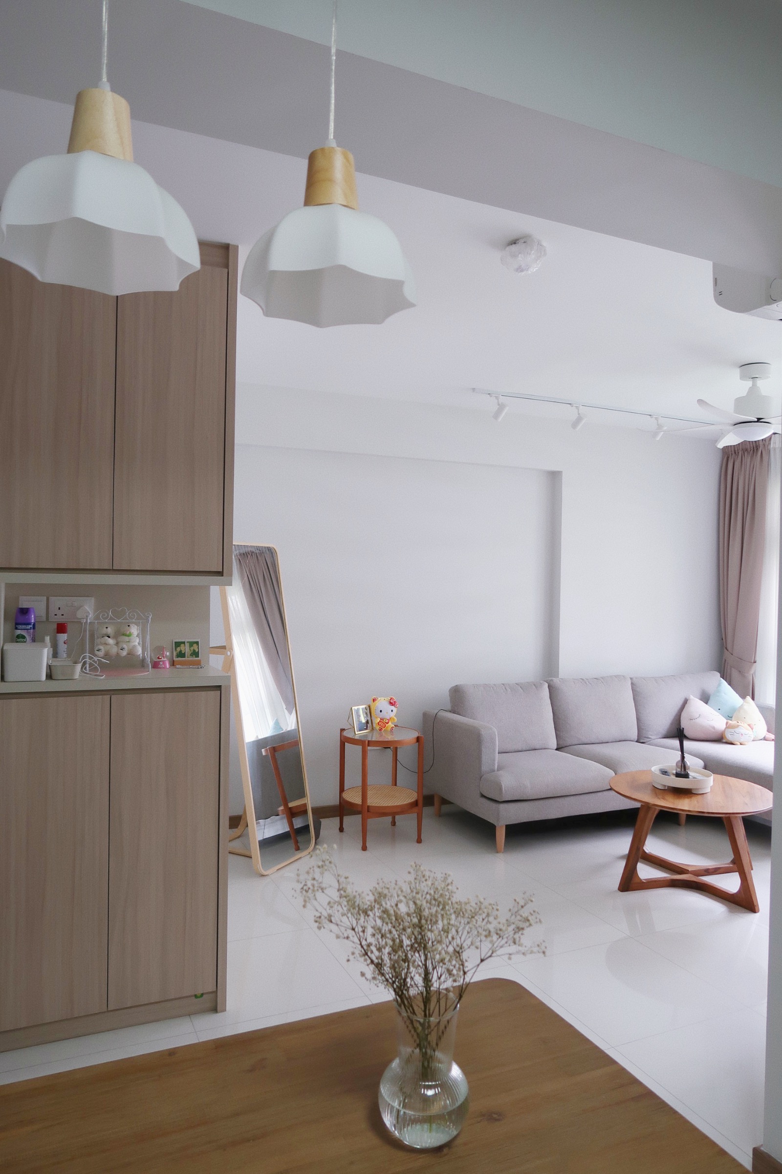 Within $3k Budget Living Room: Simple yet sophisticated ☺️  - Modern minimalist living room, neutral color palette, wooden