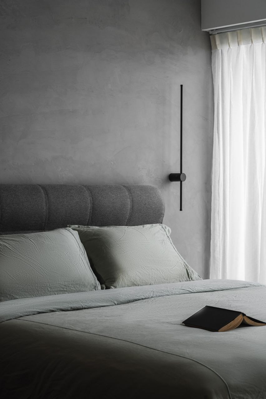 Buying Guide: Featuring the Best Purchases of our Home! - modern bedroom, minimalist design, gray upholstered headboard, soft