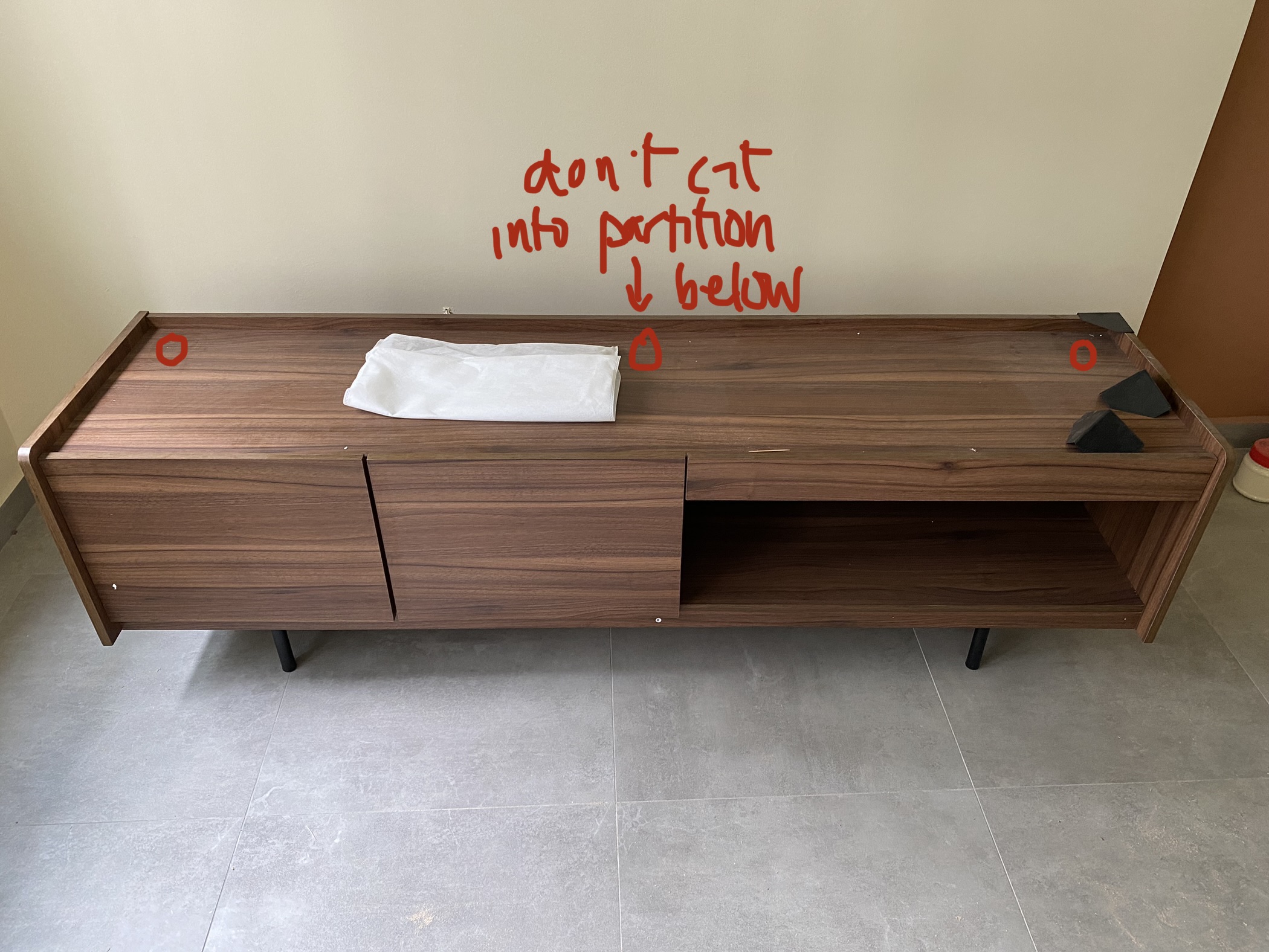 Our-living-room-budget-hack:-"built-in"-TV-console-for-just-$250