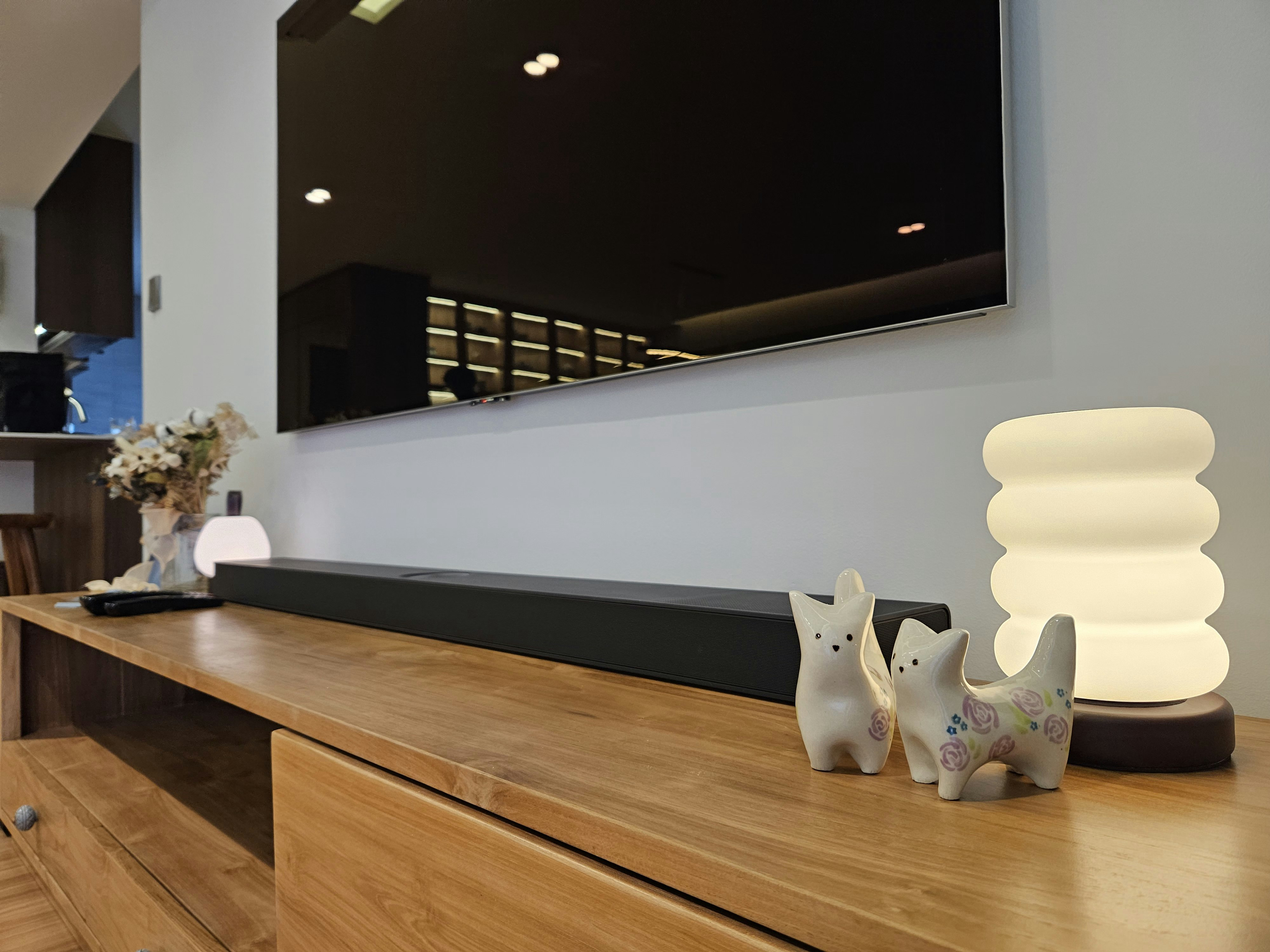 Maximising Space In Our 5m Long Living Room - modern living room, minimalist decor, sleek TV stand, wooden furniture