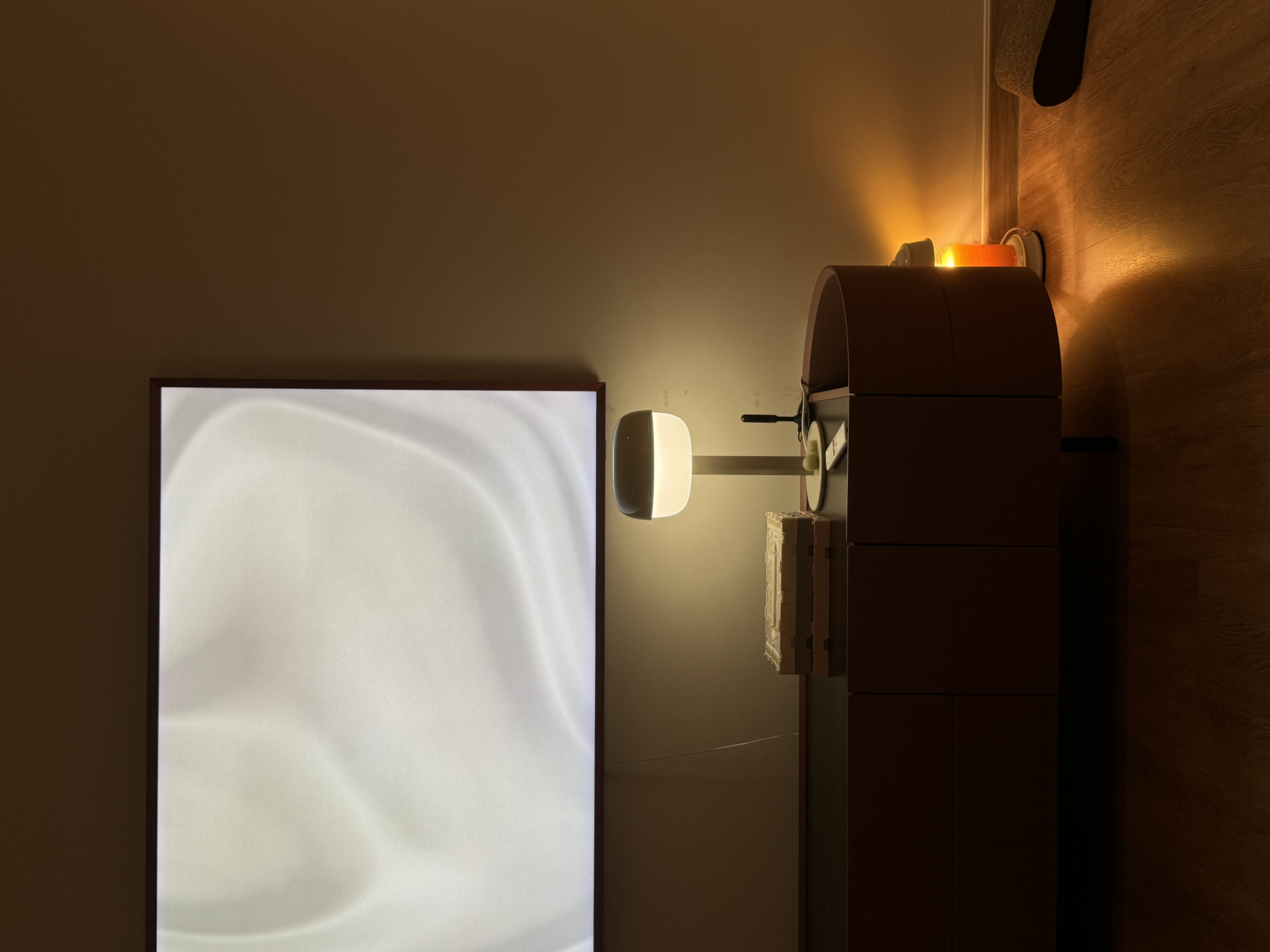 Lighting Tips: Creating Warmth and Style with Lighting - Soft, ambient lighting, minimalist decor, warm tones, cozy