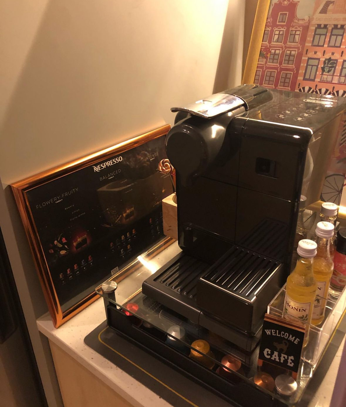 Favourite Spots for the Weekend Homies - Nespresso coffee machine, black espresso machine, coffee preparation, coffee beans