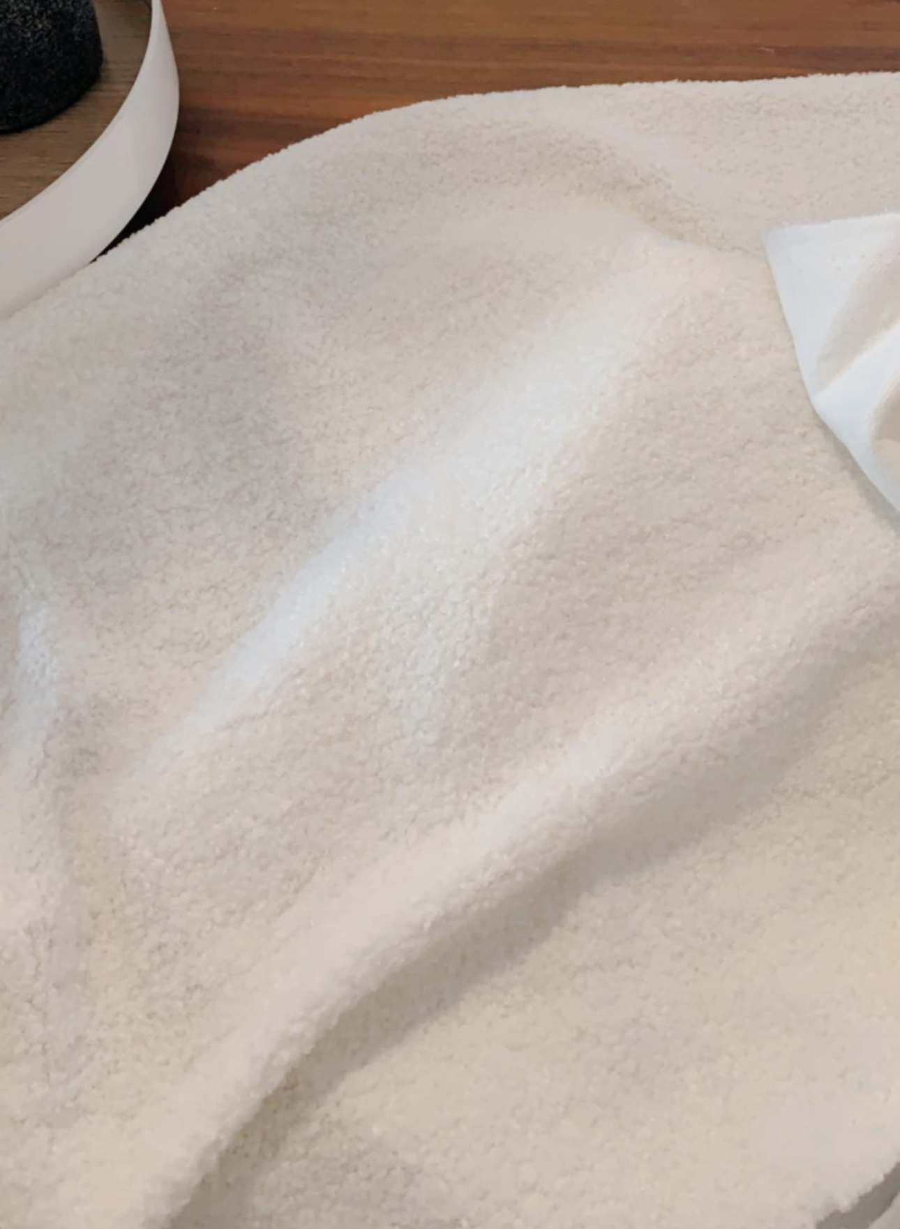 Our Entryway: Creating A Functional And Aesthetic Space With DIY  - Soft, fluffy, white, textured, cozy, luxurious, inviting