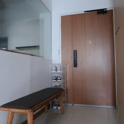 Customer home photo 3: Our Entryway: Neat and seamless walkway