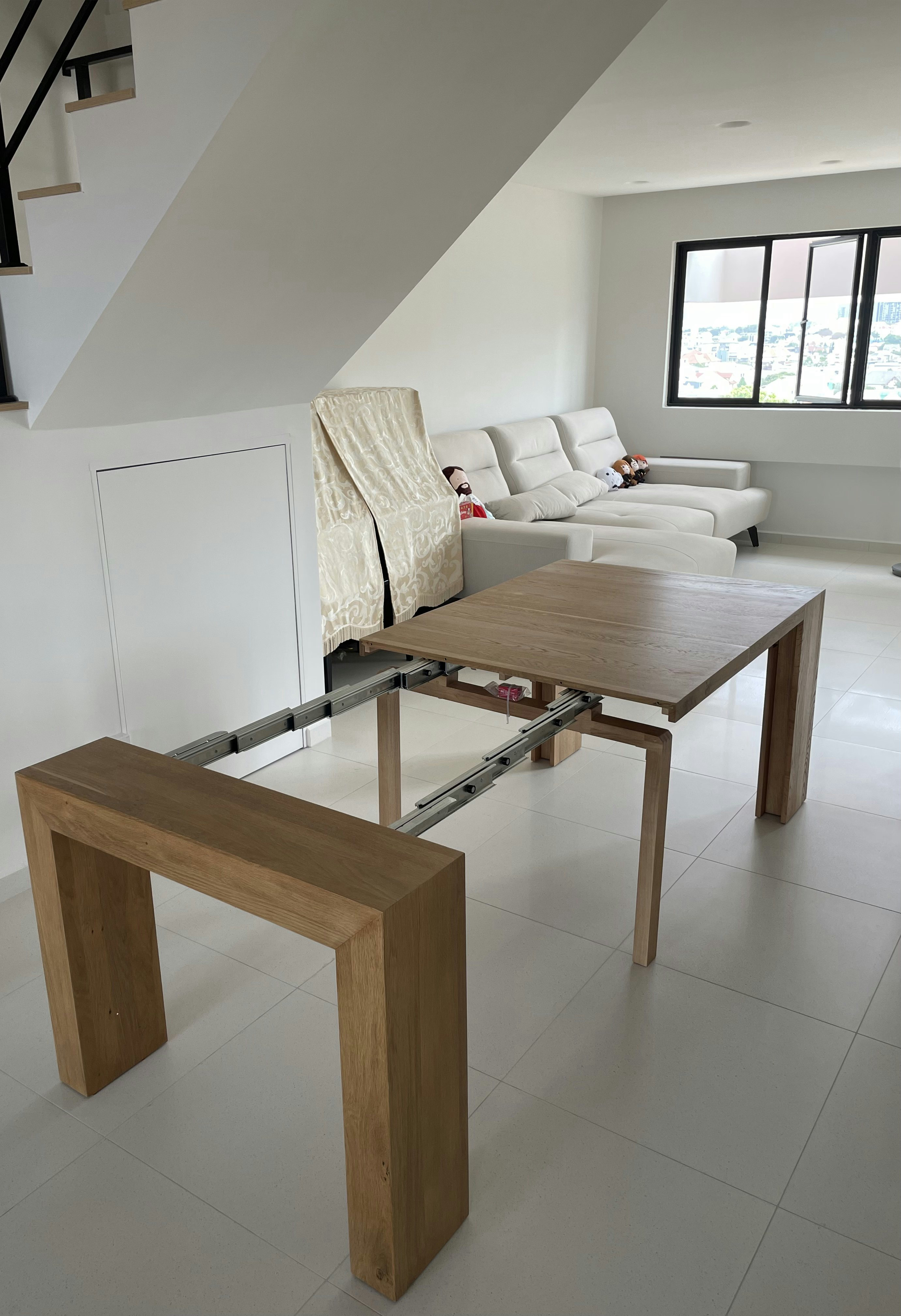 Dining & Hosting, Times Three: A Home Built for Connection - Modern minimalist living room, contemporary furniture, wooden