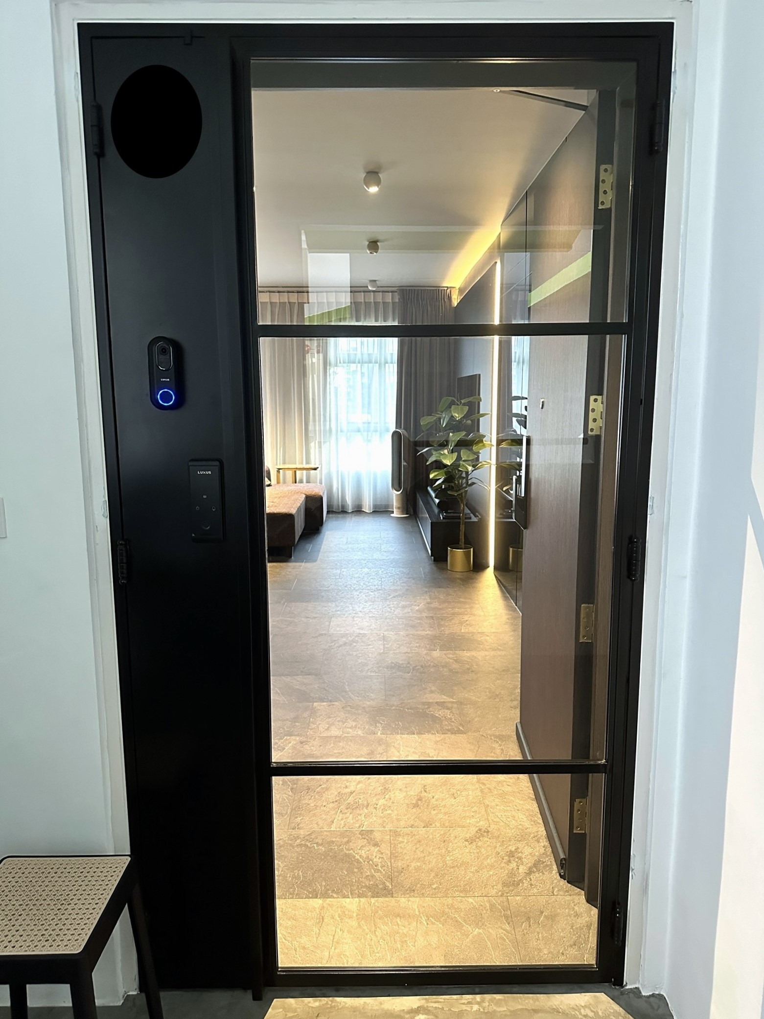 Reflective Elegance: Expanding Our Entryway - smart home system, indoor security, modern technology, home automation, smart