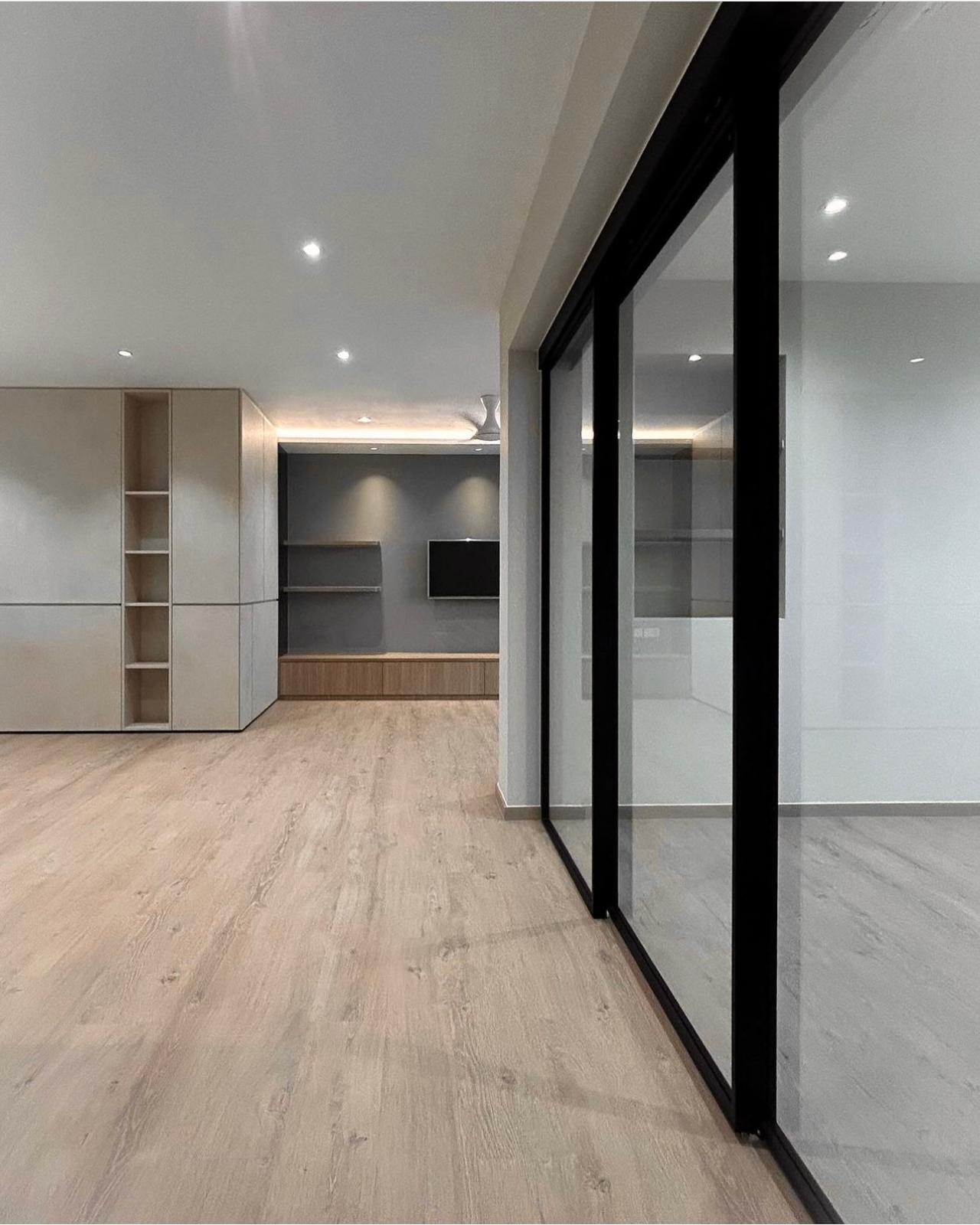 🏗️🧱💰🛠 Home Renovation Budgeting: Where to save and where to spend? - Wooden floor, modern interior, minimalist design