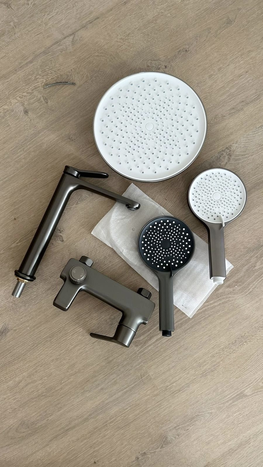🏗️🧱💰🛠 Home Renovation Budgeting: Where to save and where to spend? - Round, perforated, white, silicone, handheld