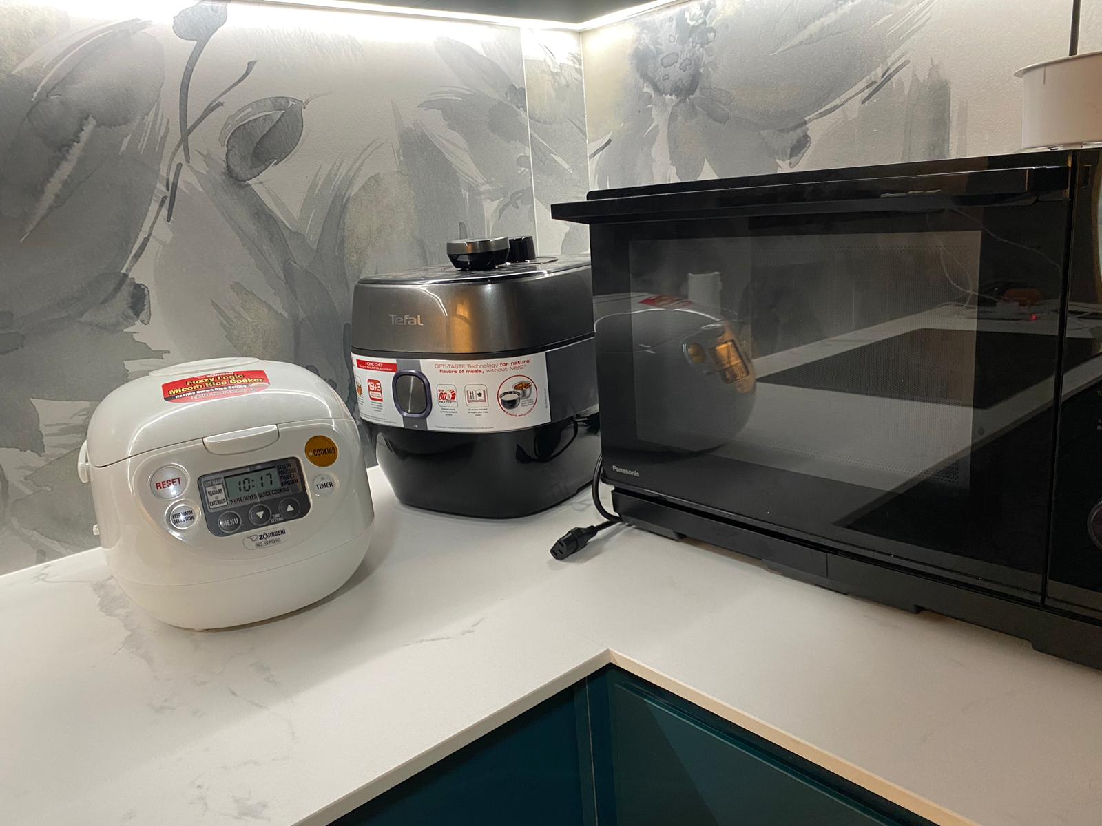 Self-designed Kitchen: how we make a small space work - Fuzzy Logic Micon Rice Cooker, Dual-Taste Technology, 10:17 Timer