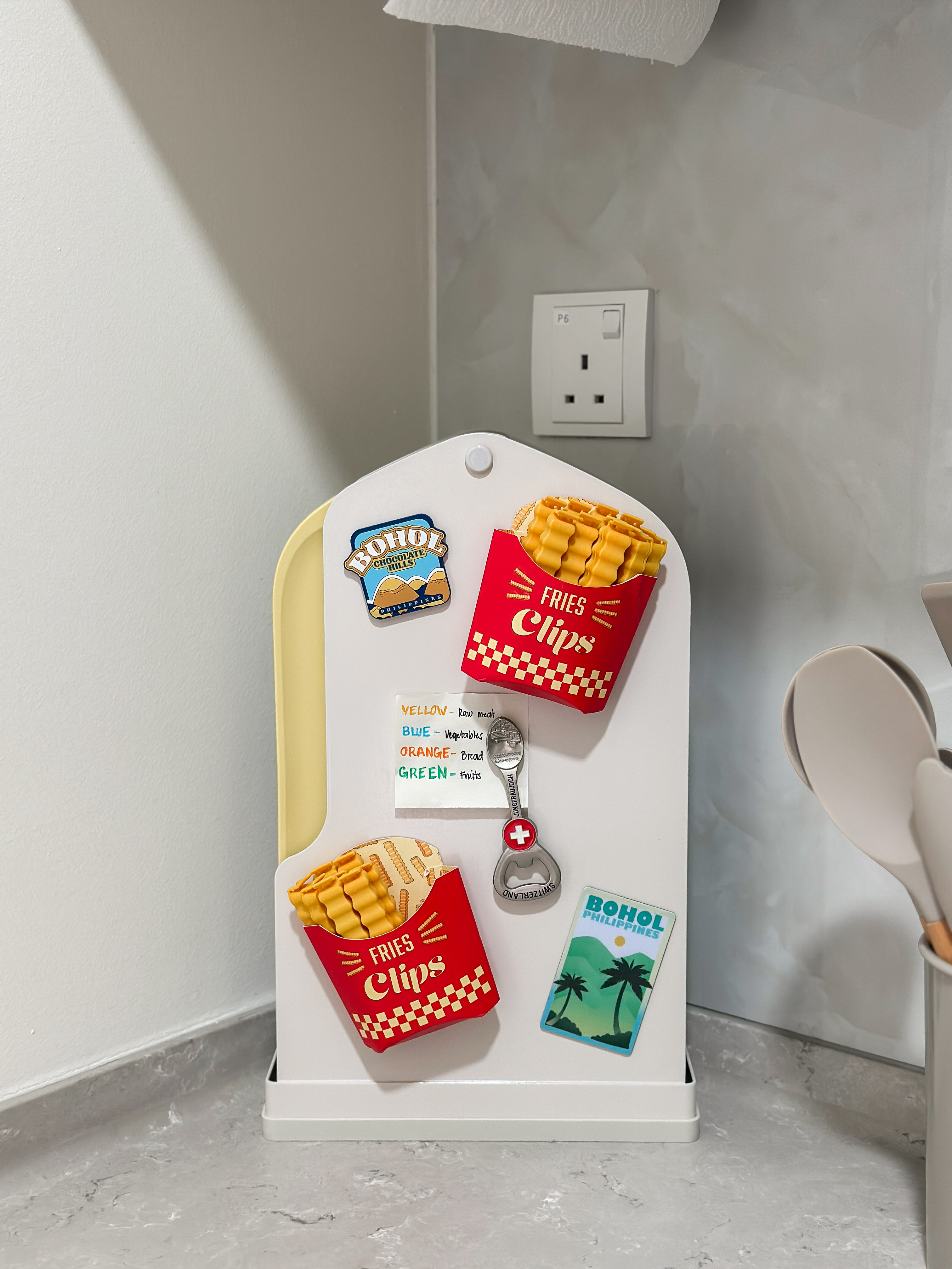 Embrace the simplicity of the kitchen! ✨ - Fries, Clips, Bohol Chocolate Hills, Yellow, Blue, Orange, Green, Vegetables, Raw