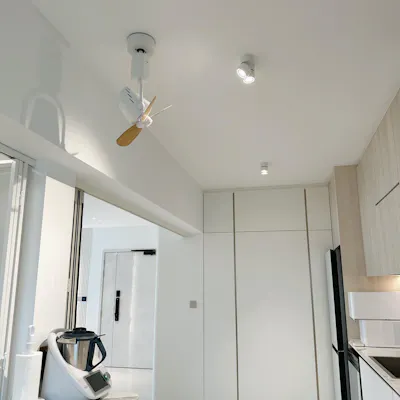 Customer home photo 1: Kitchen: Open (& closed), matching appliances & concealed bomb shelter