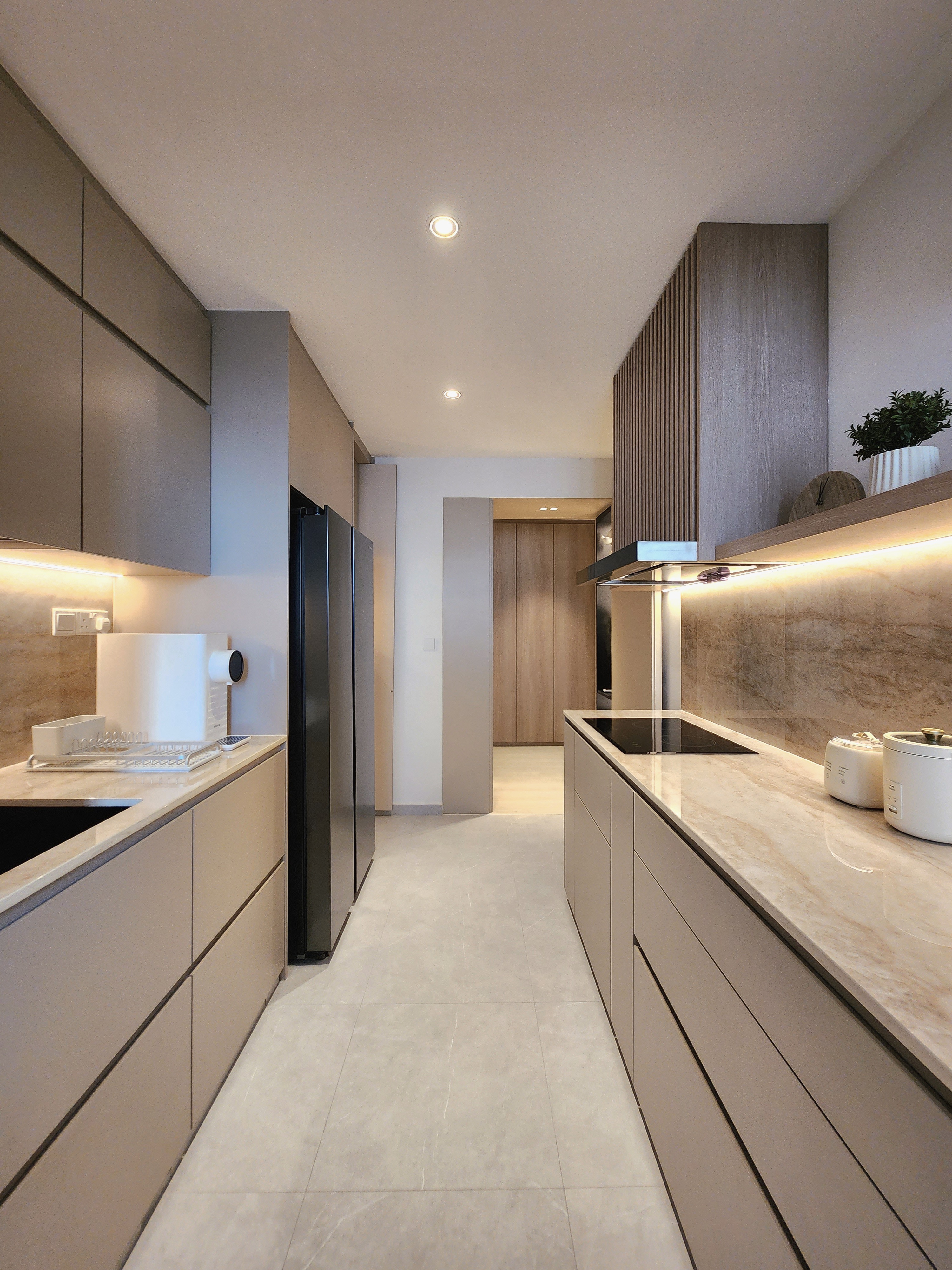 Our Kitchen: How We've Grown To Love Our Closed-Concept Kitchen - modern kitchen, sleek cabinetry, under-counter storage