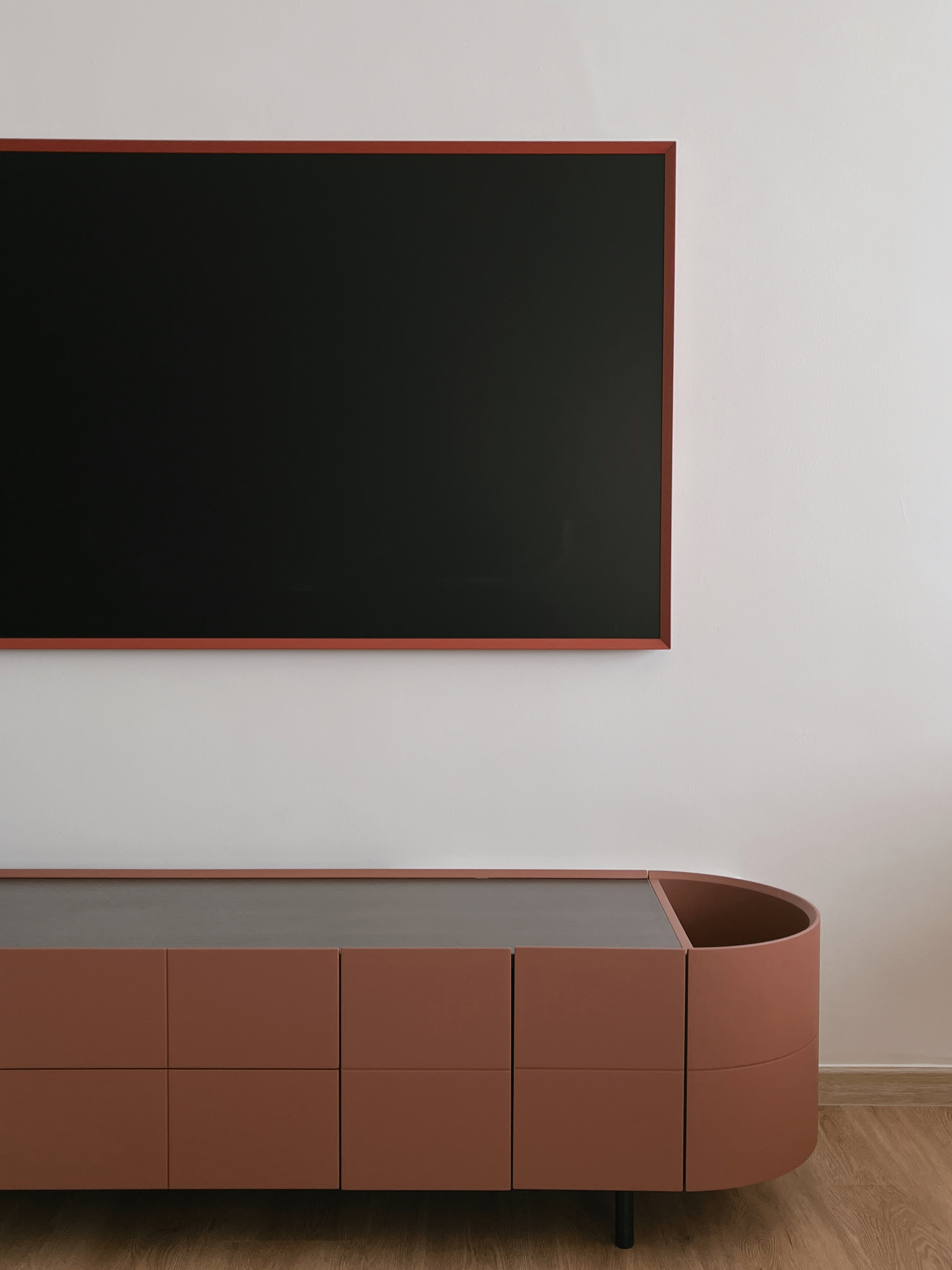 Turn Your House into a Home with These Personal Favorites - Modern minimalist room, abstract blackboard, minimalist